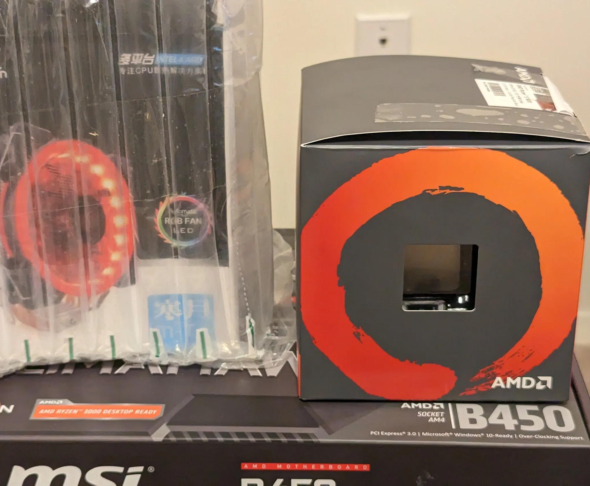 Ryzen 5 1600AF/MSI B450 Tomahawk Max And Memory Motherboard Combo!
