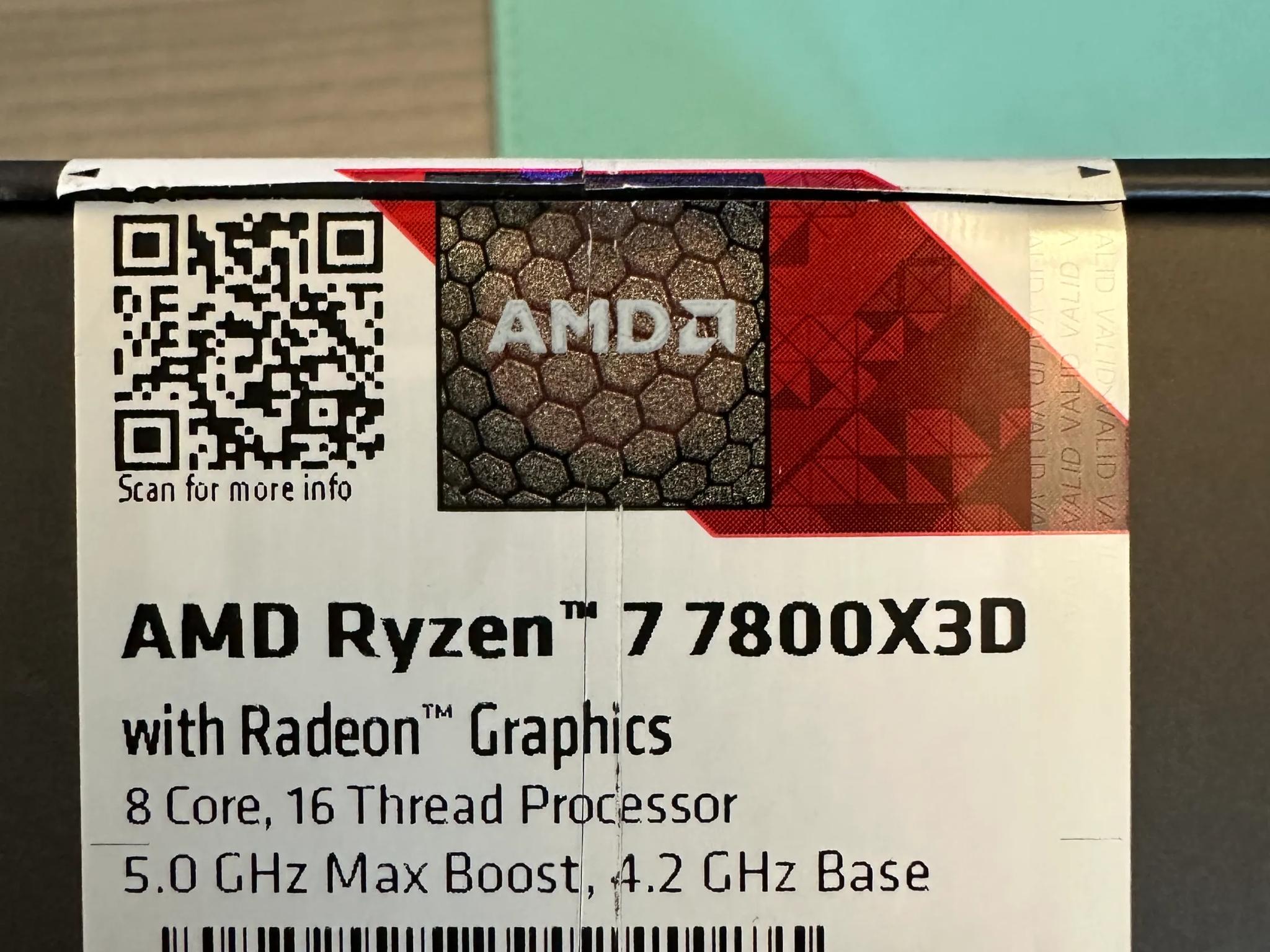 AMD Ryzen 7 7800X3D + 32GB DDR5-6000 CL36 G.Skill Flare X5 RAM Bundle
