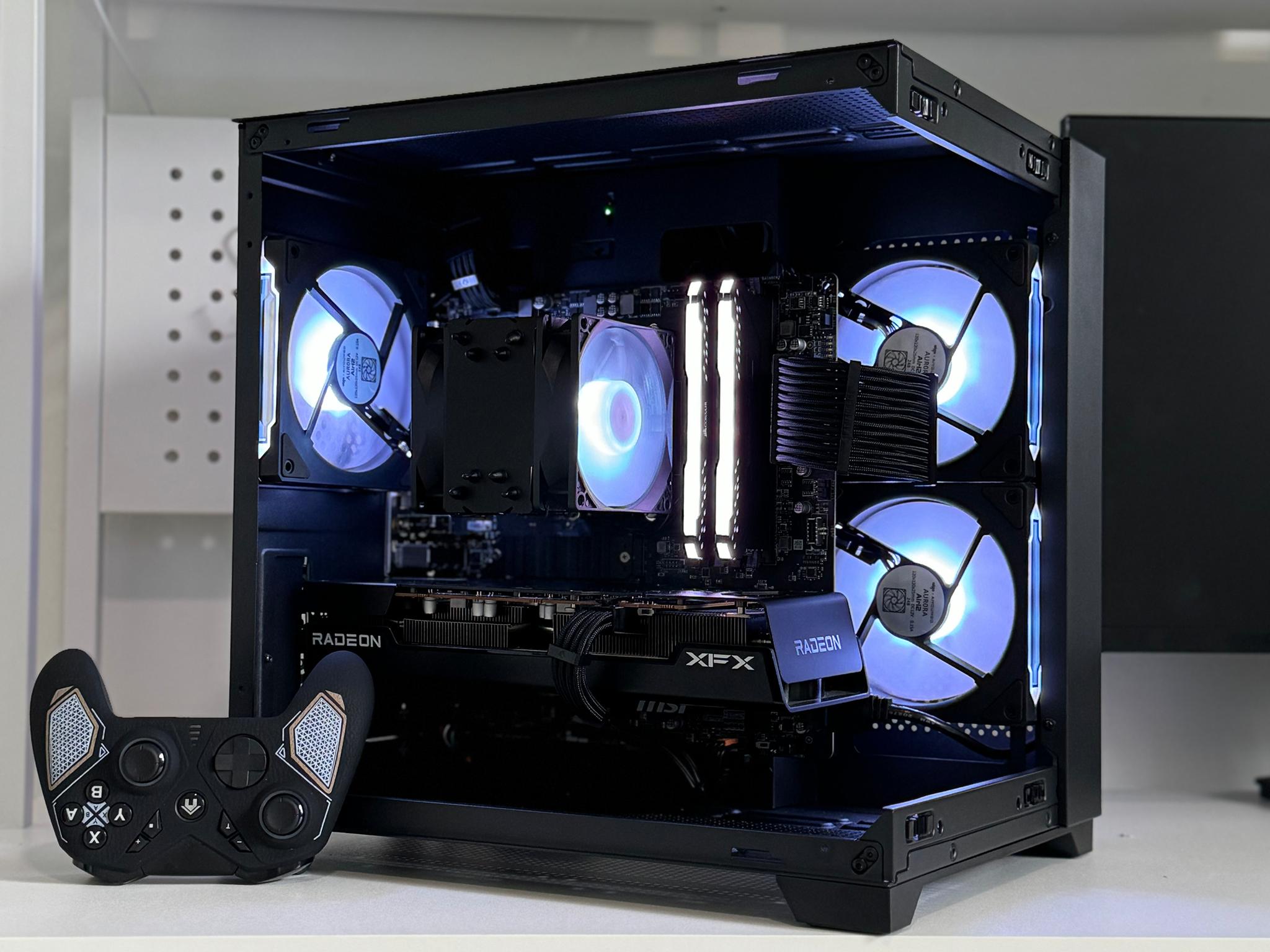 NOIR 🎆CUSTOM GAMING PC | AMD RYZEN 5 3600x | RX 6600XT | 1TB NVMe M.2