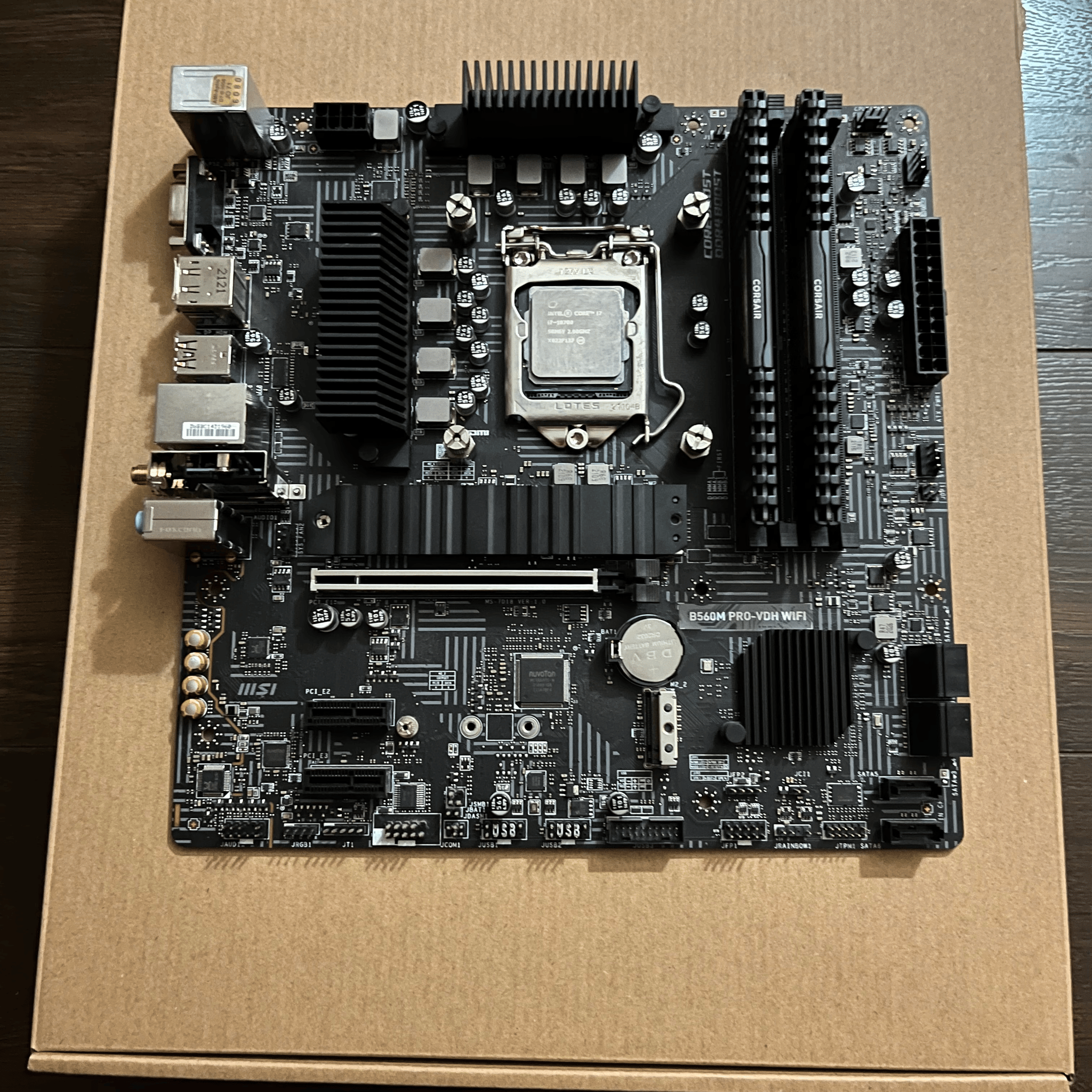10700/ MSI B560M/ 16GB/ 500GB SSD COMBO