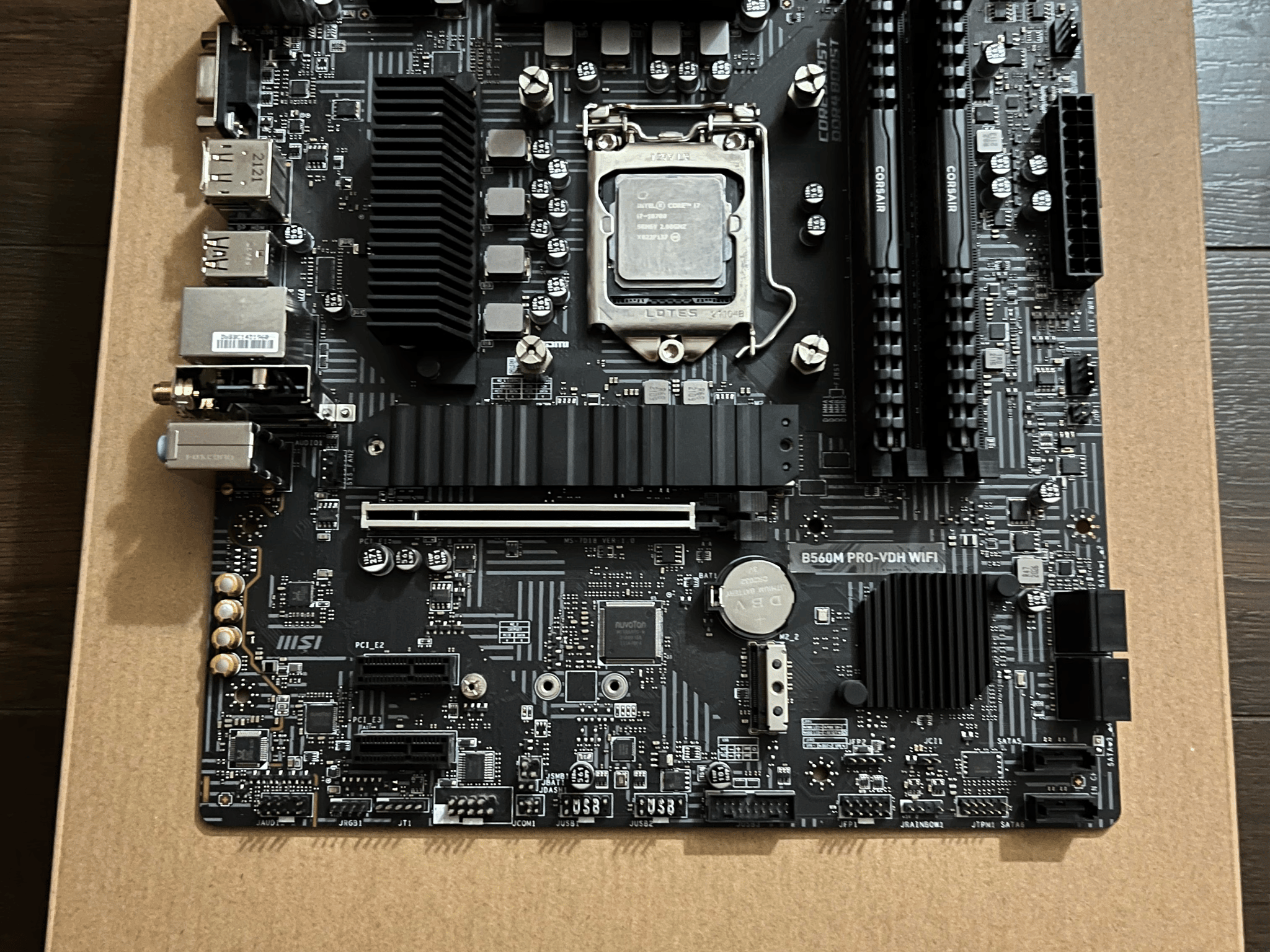 10700/ MSI B560M/ 16GB/ 500GB SSD COMBO