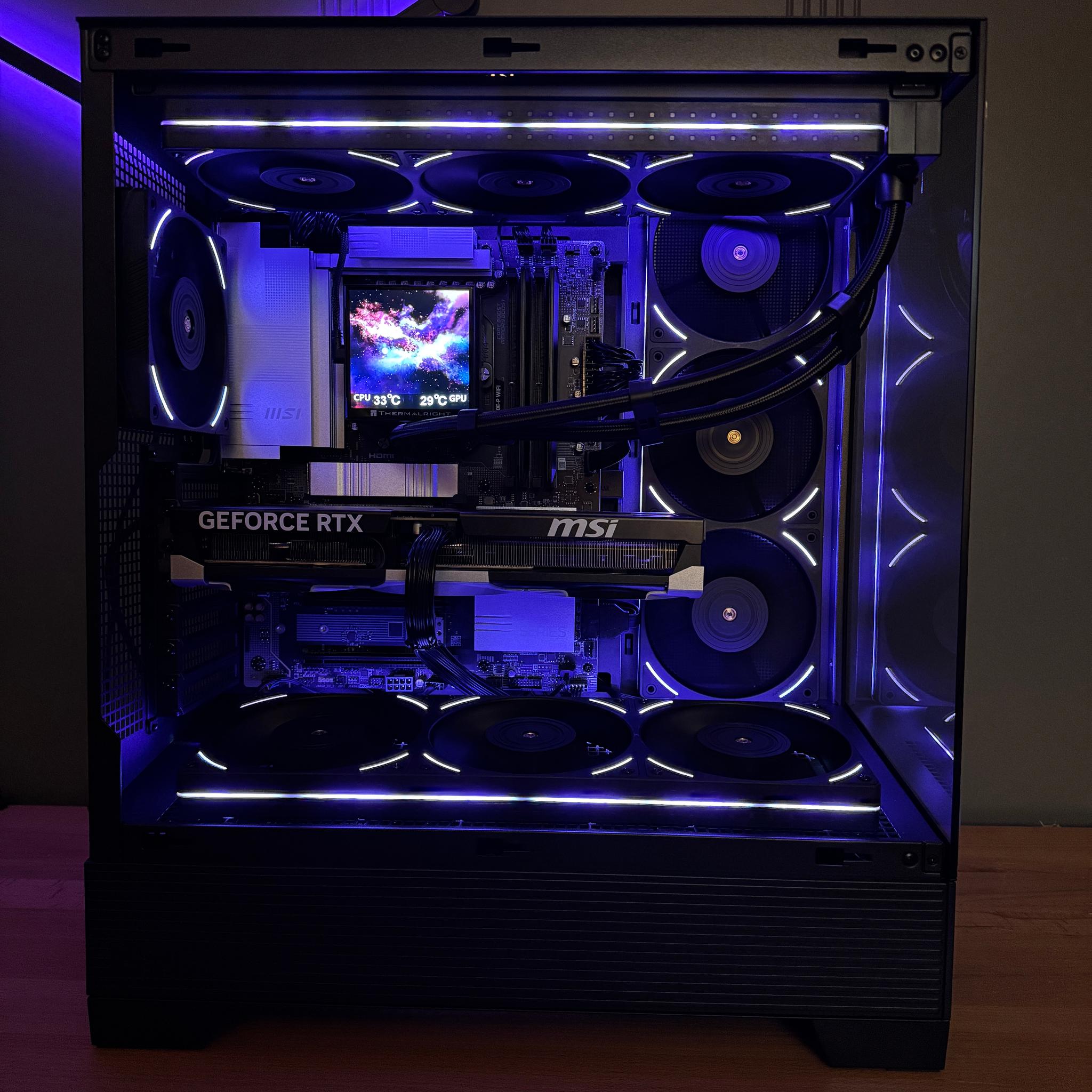 👨‍🚀Gaming PC | Ryzen 9900X, RTX 5070 Ti, 32GB DDR5 6000, 2TB Gen4 SSD, 1000W Thermaltake