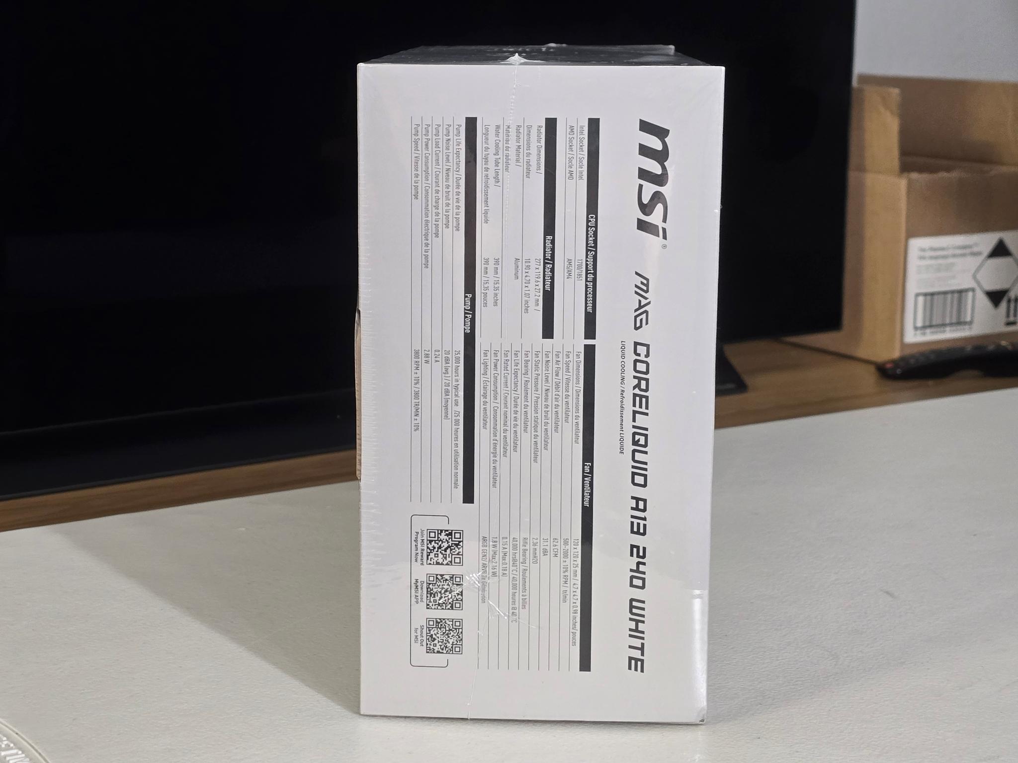 MSI MAG CORELIQUID A13 240 WHITE