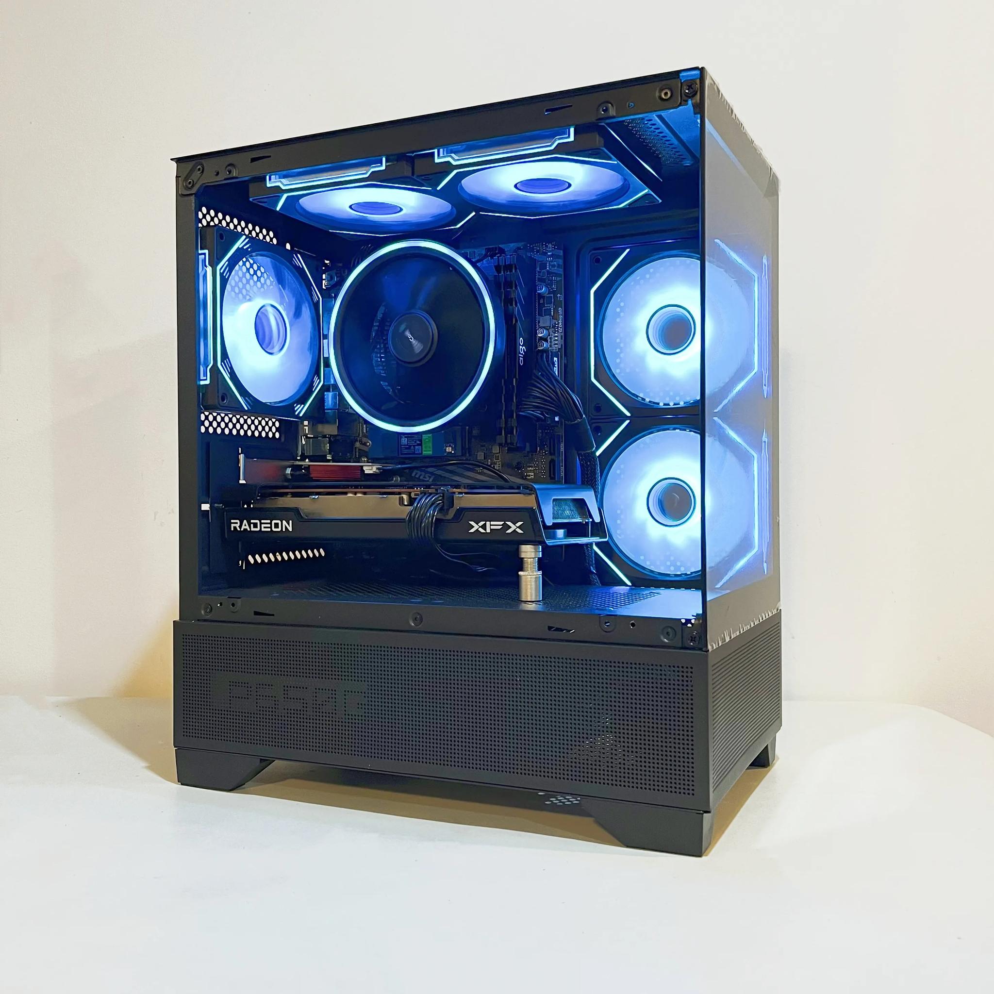 🔥Limited time🔥 RX 6600|R5-5600|1TB M.2|32GB RAM|ARGB Fans|-DepxTech Pre-Built PC