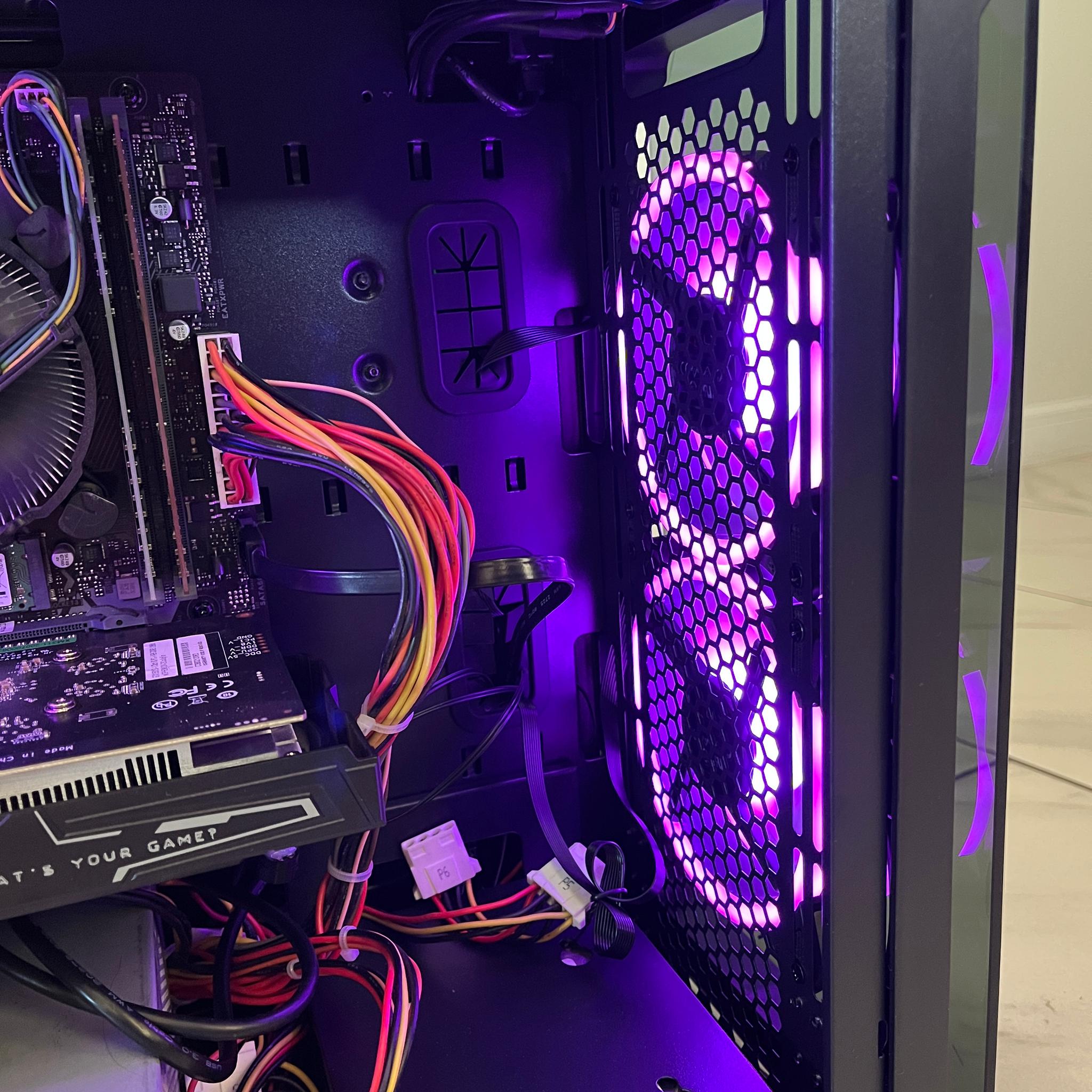 NVIDIA GTX 1650, Intel Core i3-8100, 16GB RAM, 4.2TB Storage, Gaming PC w/ Wi-Fi, BT & RGB Remote