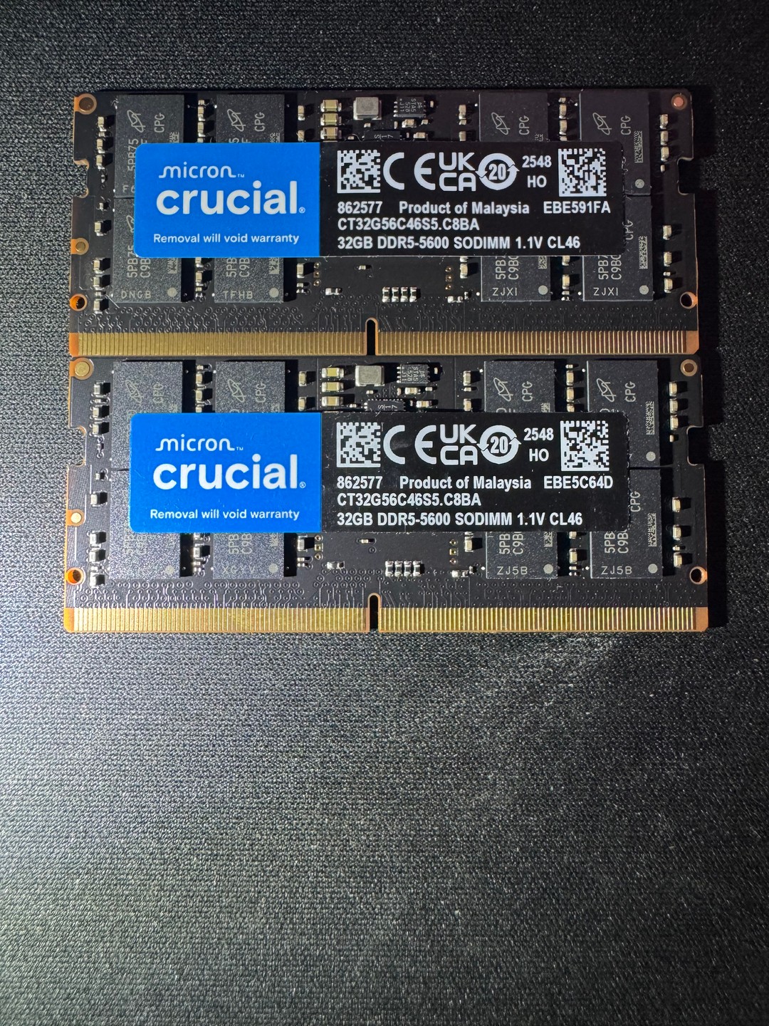 Crucial 64GB DDR5-5600 (2x32GB) SODIMM | Jawa
