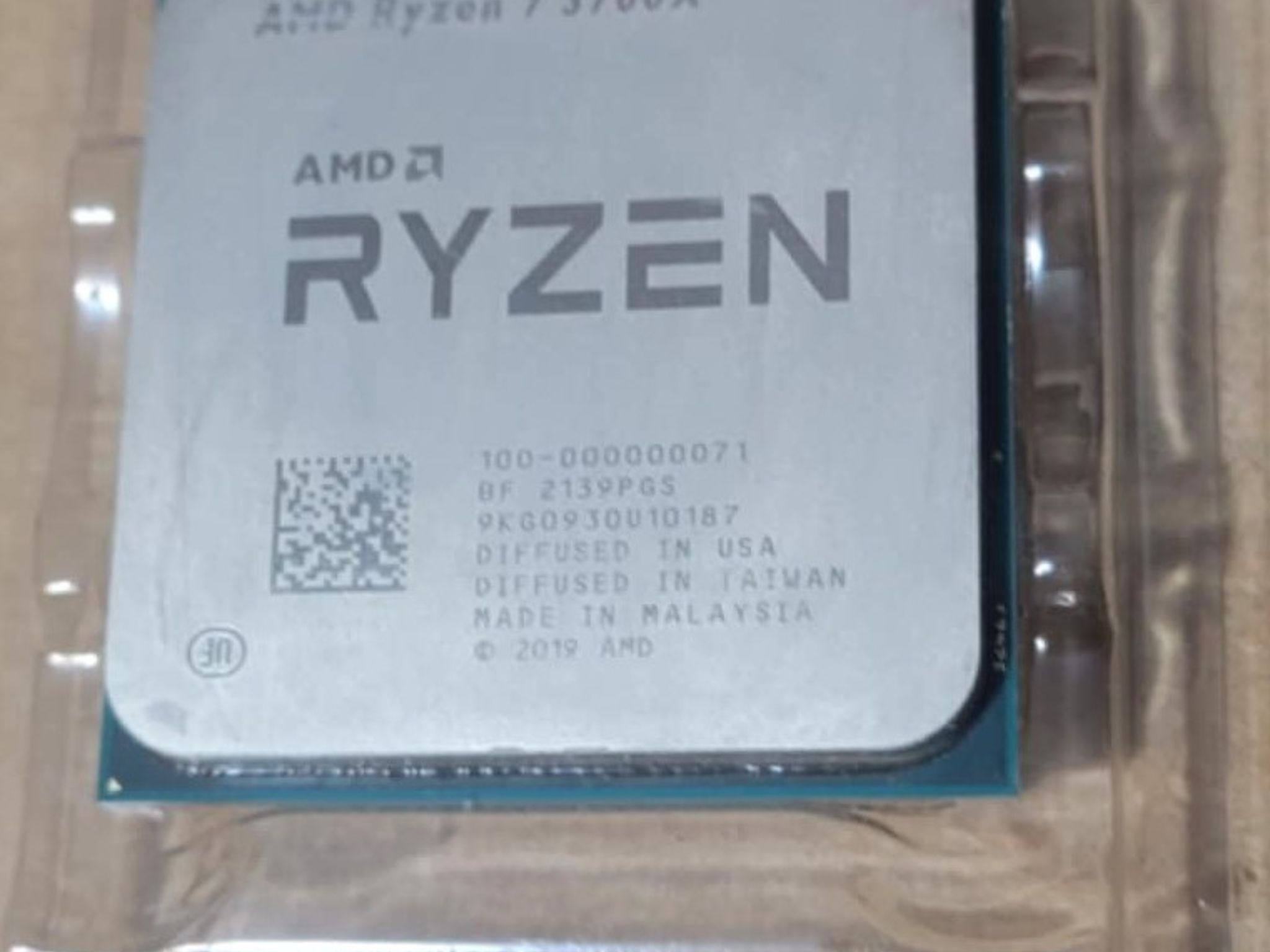 AMD Ryzen 7 3700X Processor   CPU ONLY