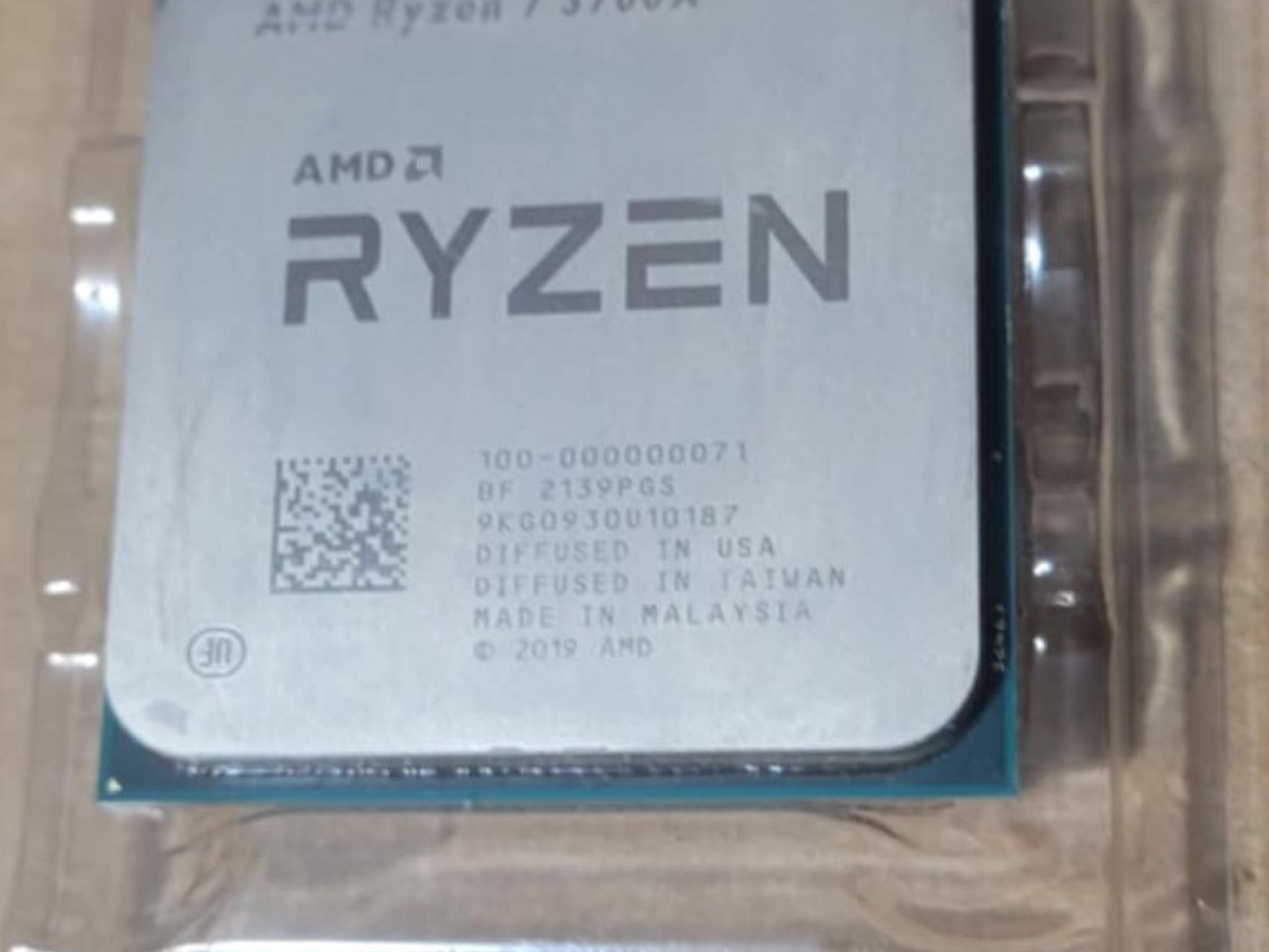 AMD Ryzen 7 3700X Processor   CPU ONLY