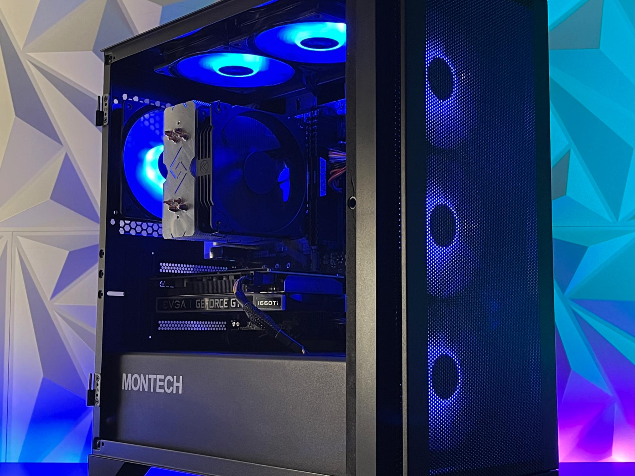 GTX 1660 Ti 6GB, Ryzen 3 2300X, 16GB RAM | Black Gaming Computer/PC