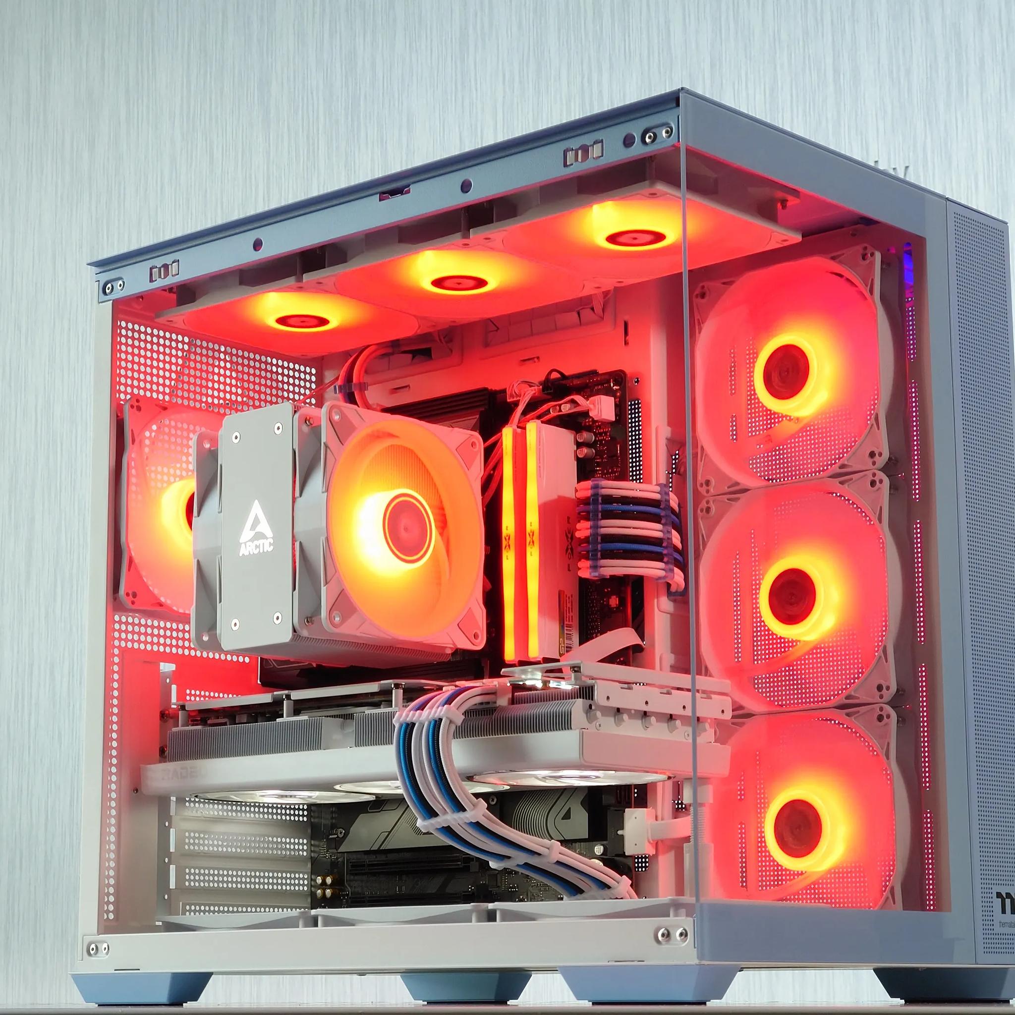 🌬️🧊🐧🥶Iceberg Gaming PC🧊AMD RX 7800 XT 16GB❄️AMD Ryzen 5 7500F❄️32GB DDR5❄️ 1TB