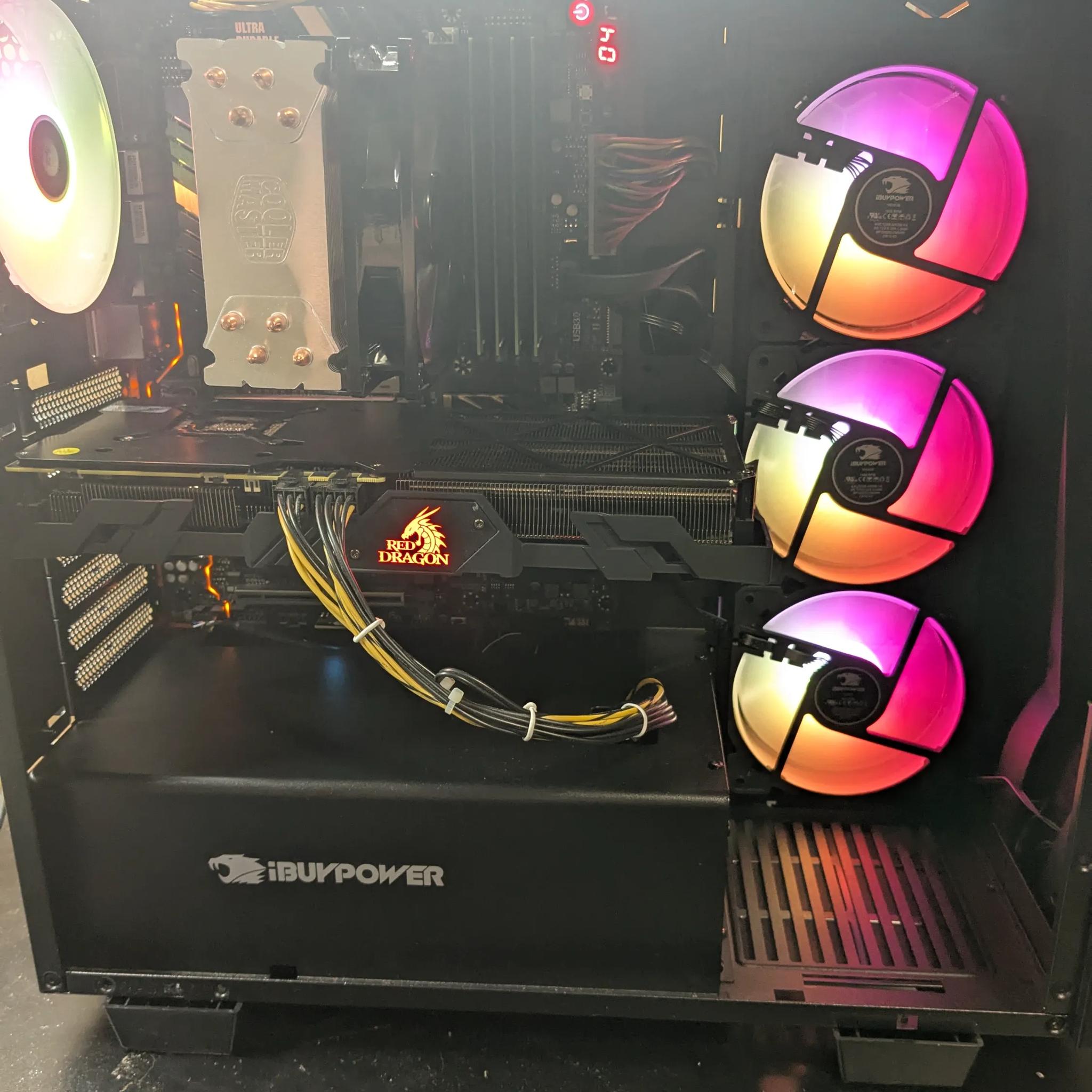Marvel Rivals Ready | 180 Day Warranty | i7-6700K, 16GB DDR4, AMD Vega 56 8GB, 500GB SSD, Win11 ,RGB