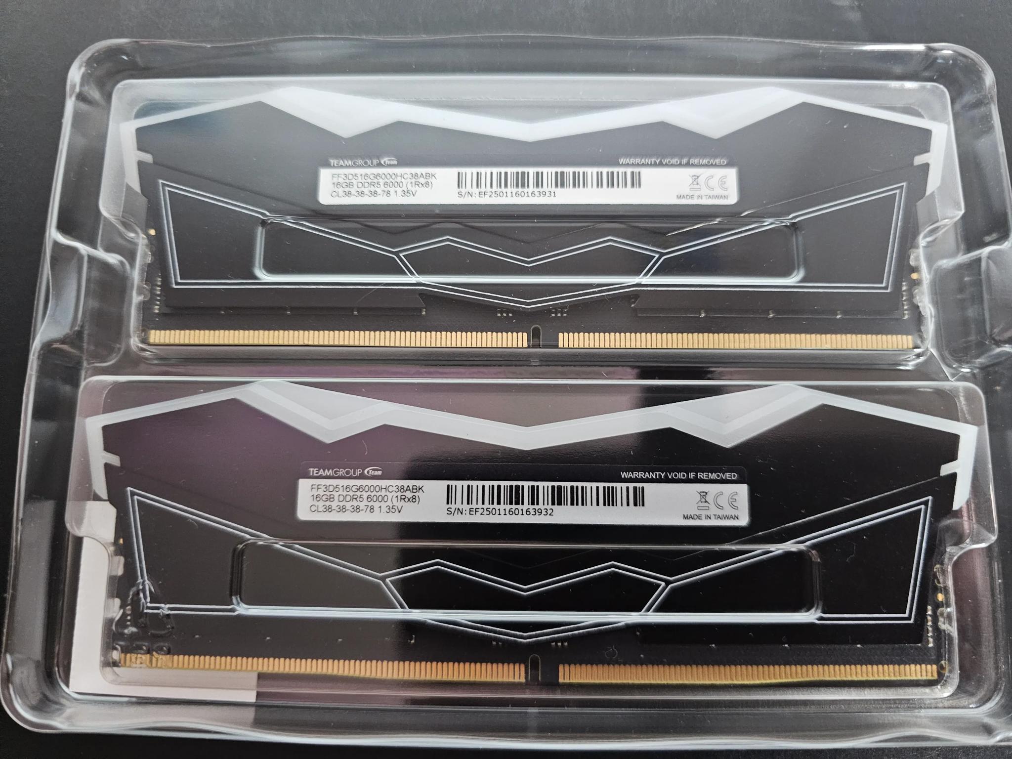 TeamGroup T-Force Delta RGB DDR5 32GB (16GBx2) 6000MHz RAM