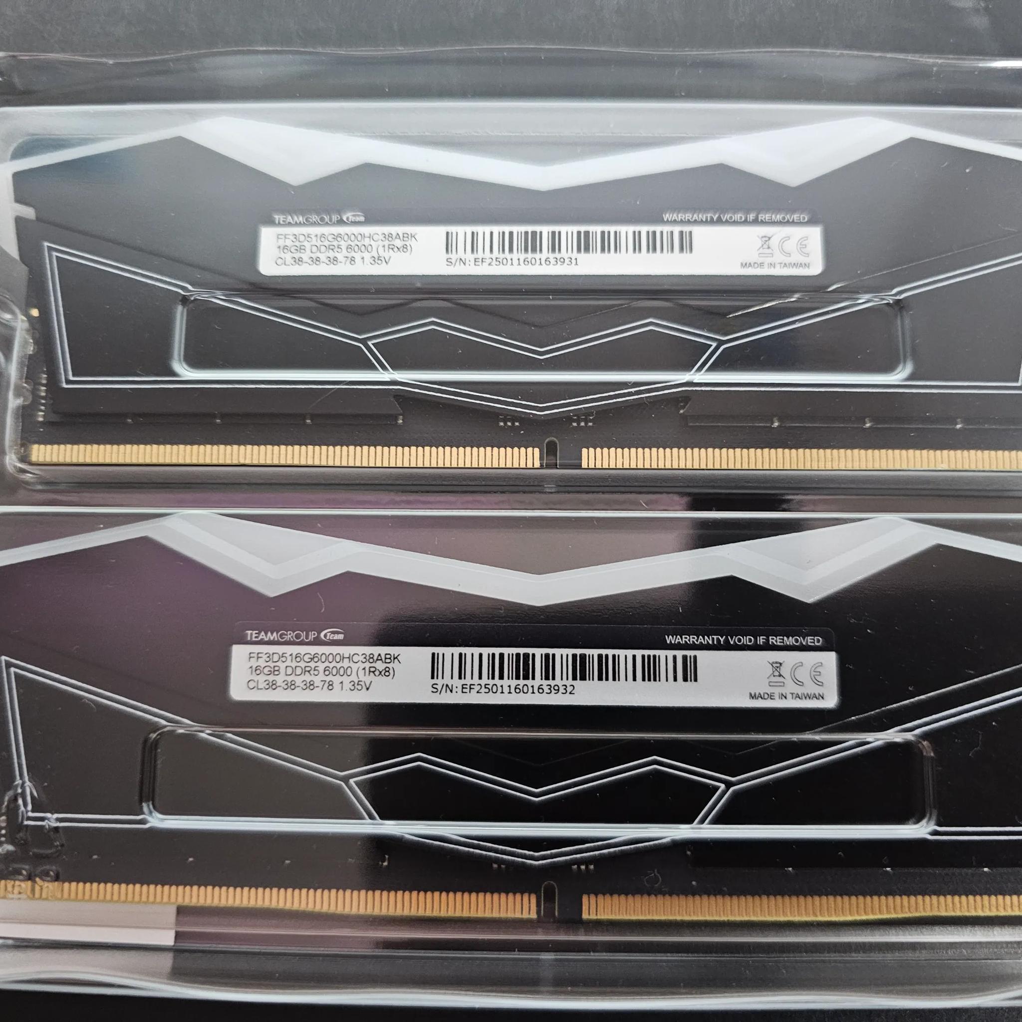 TeamGroup T-Force Delta RGB DDR5 32GB (16GBx2) 6000MHz RAM