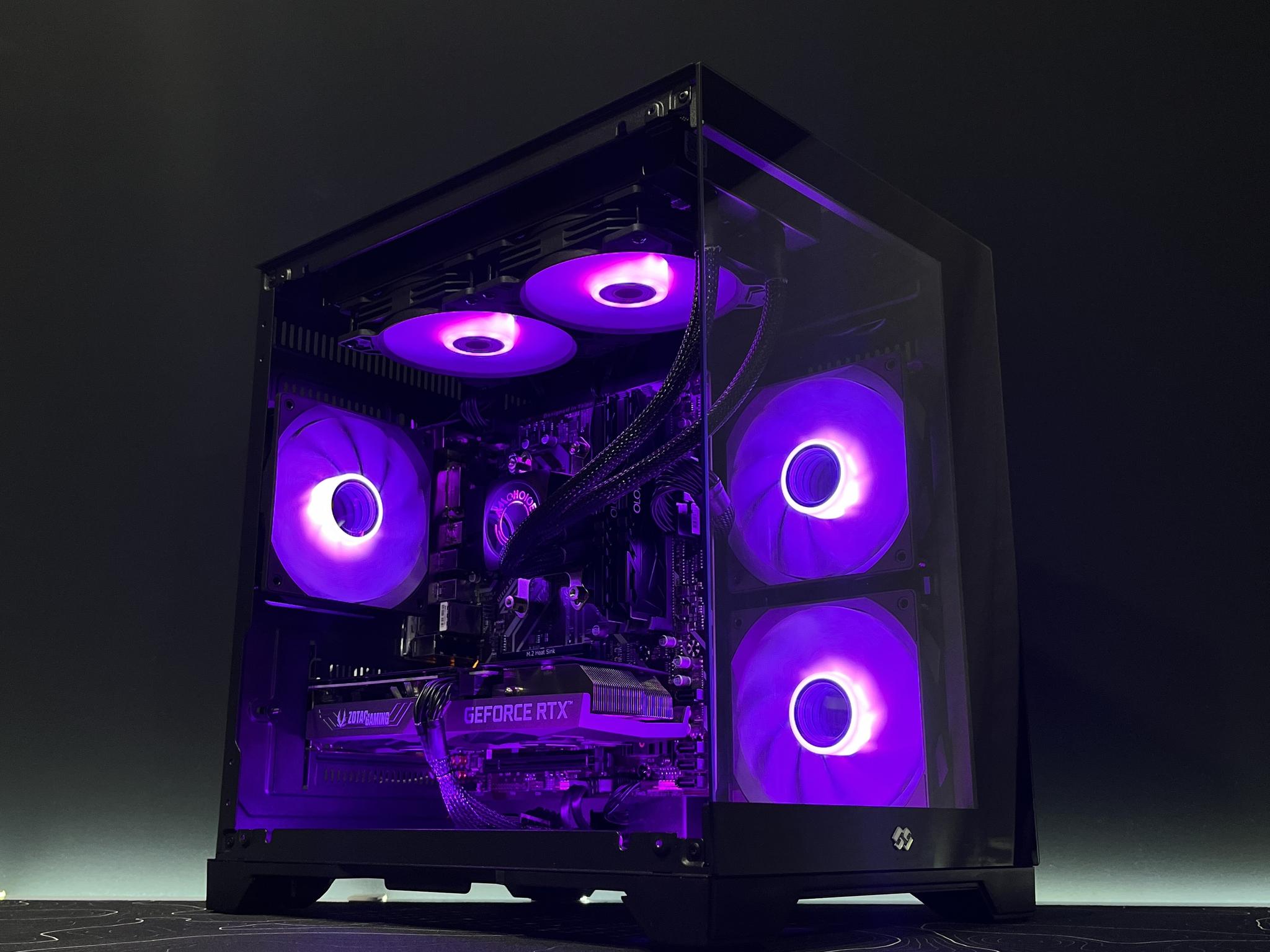 Black & RGB Gaming PC | RTX 3050 8GB & Ryzen 5 3600