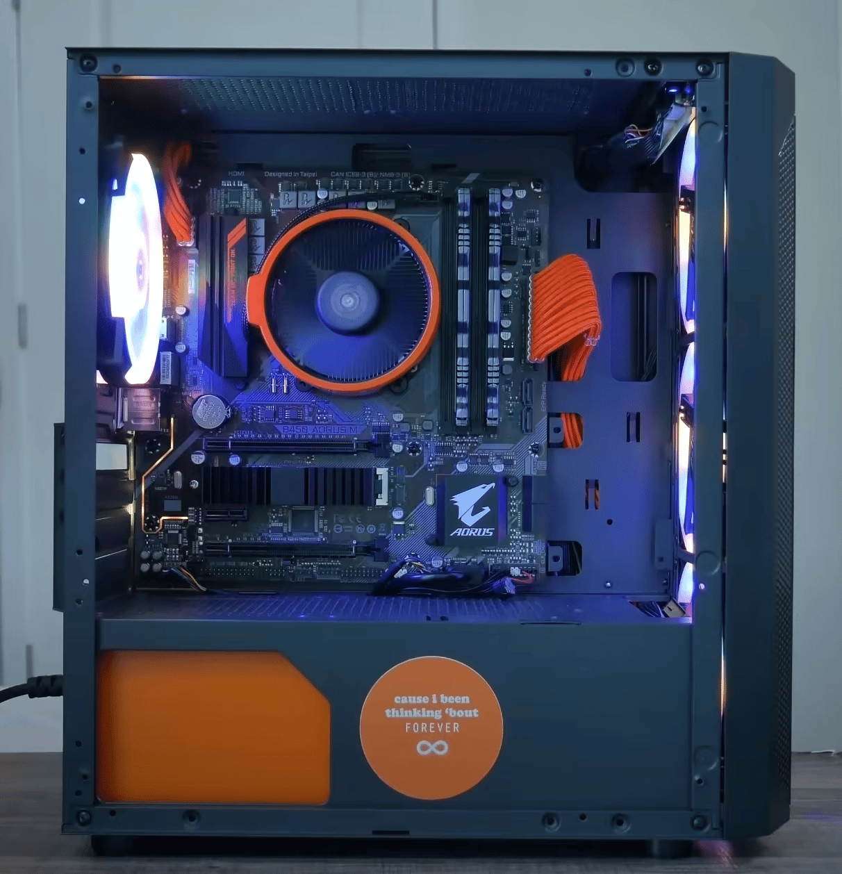 A "Frank Ocean Themed" Ryzen Gaming PC! - Ryzen 4350G, 16GB, 500G NVME, 4 RGB Fans
