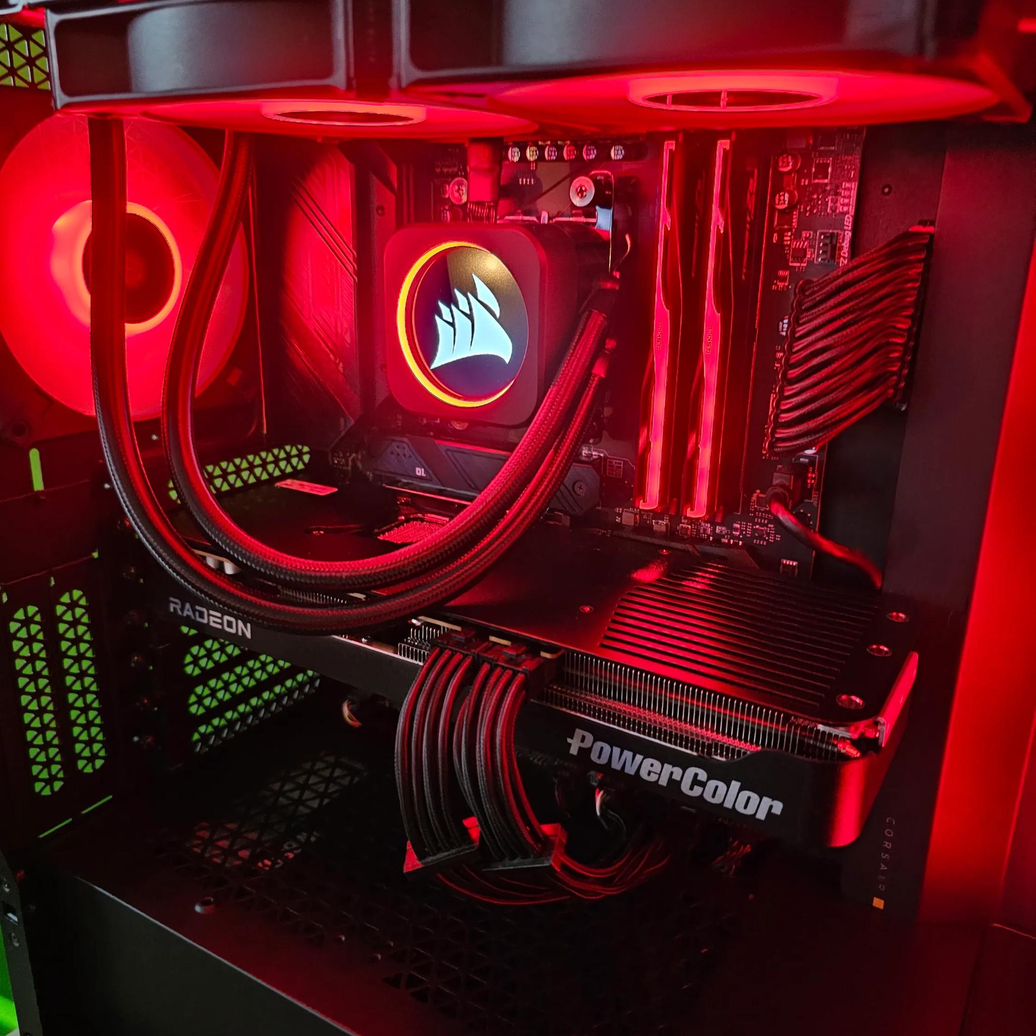 AMD Ryzen 7 9700X; Radeon RX 9070 XT; 64GB DDR5-6000 RAM; 2TB SSD