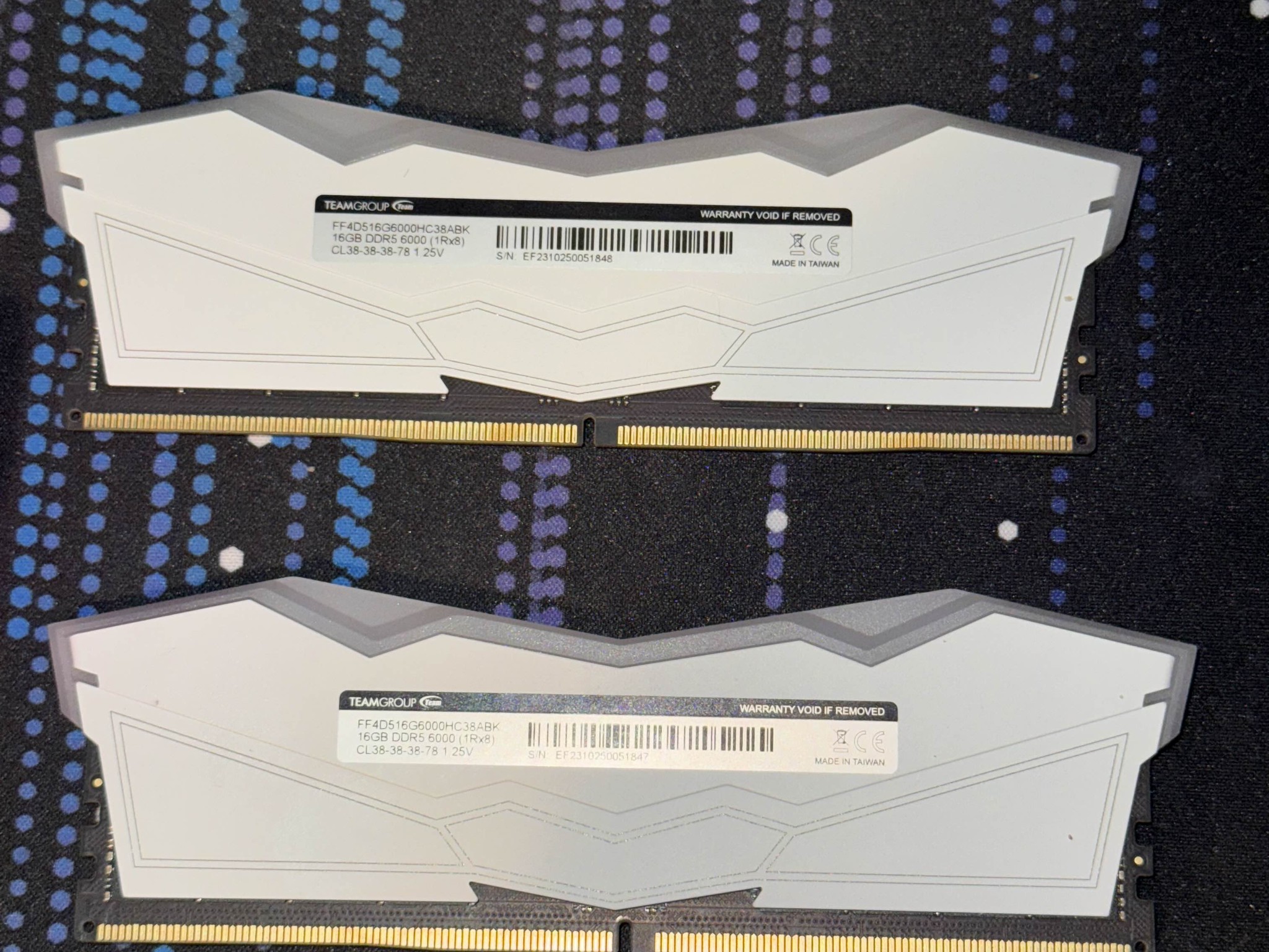 32GB DDR5-6000 (2x16 ) TForce Delta RGB White TeamGroup