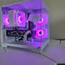 ❄️ Frost Neon Flow – RTX 2060 12GB Gaming PC 🤍