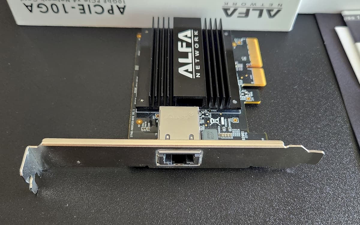 10Gbit Multigig Ethernet PCIe 3.0 x4 adapter