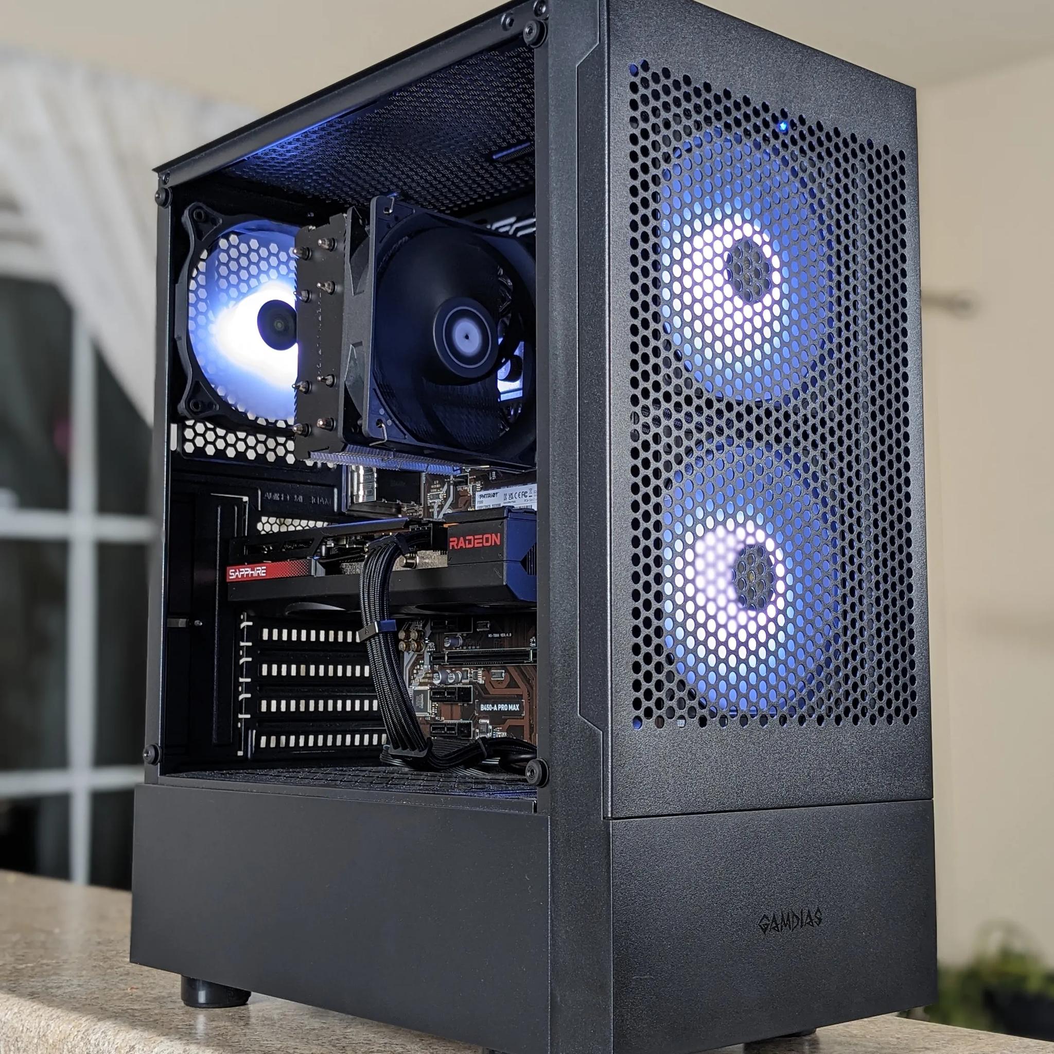 Mid Range Ryzen Gaming PC - Ryzen 5 3600 - RX 7600