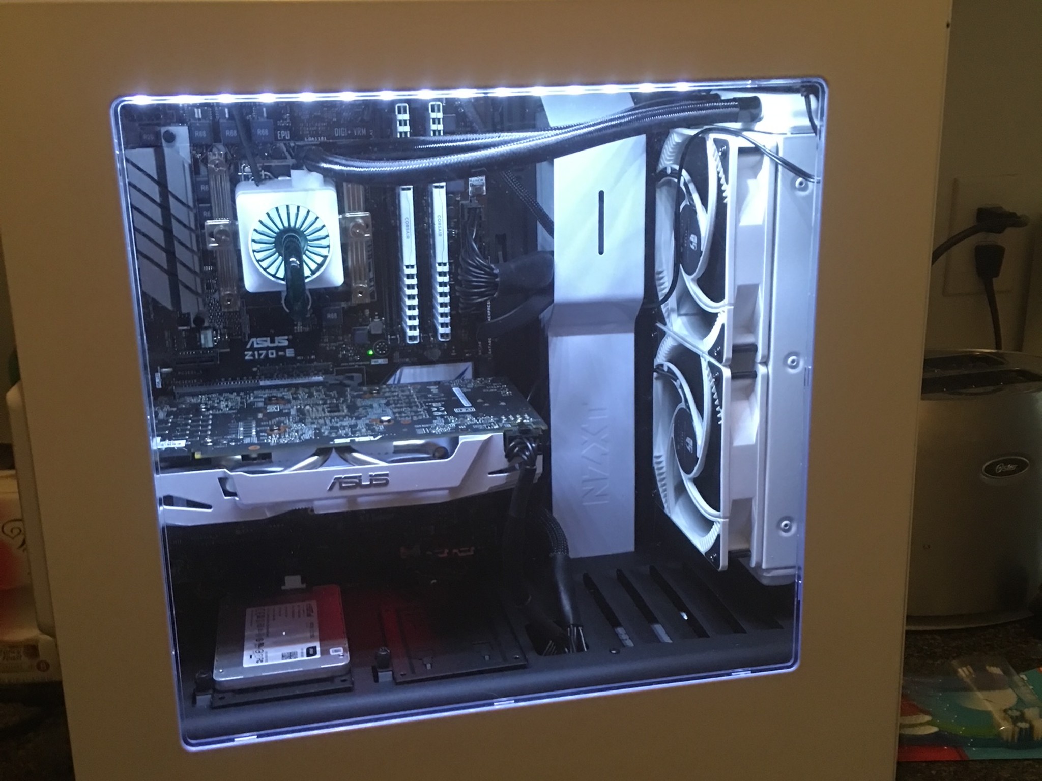 Intel i9 RTX 3060 Gaming PC "White Lightning"