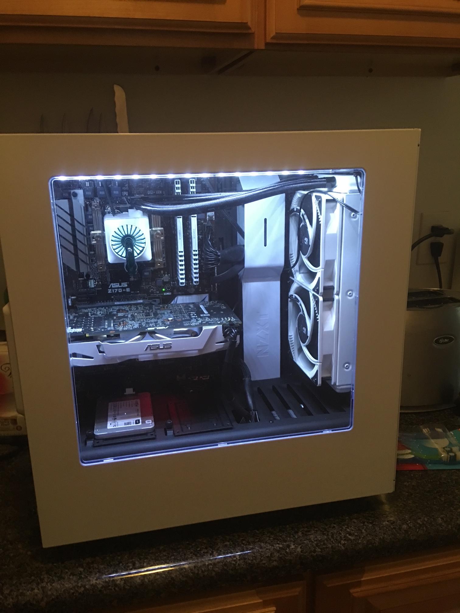 Intel i9 RTX 3060 Gaming PC "White Lightning"