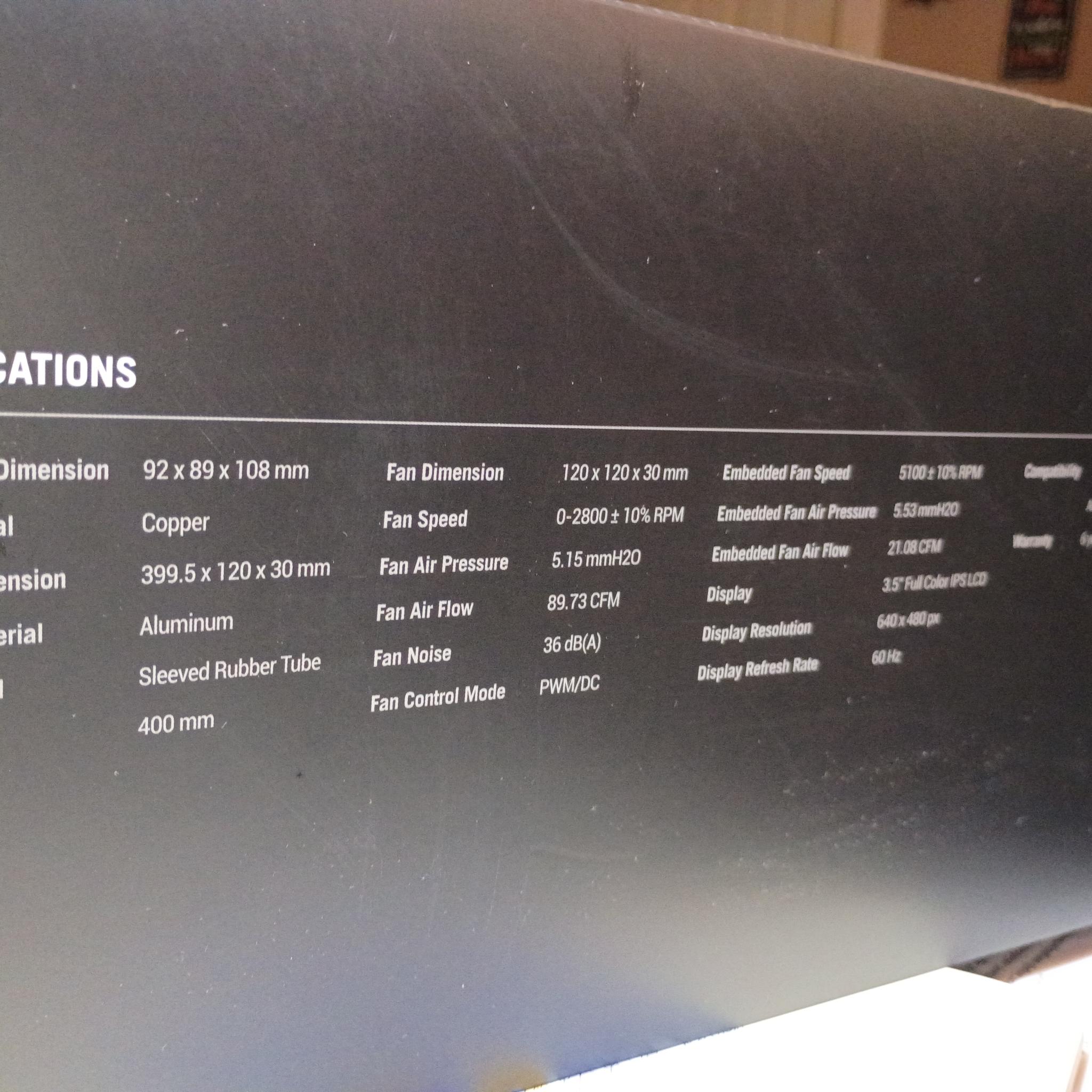 ASUS ROG Ryujin III 360 ARGB Extreme AIO Liquid Cooler. Brand new. Never opened.
