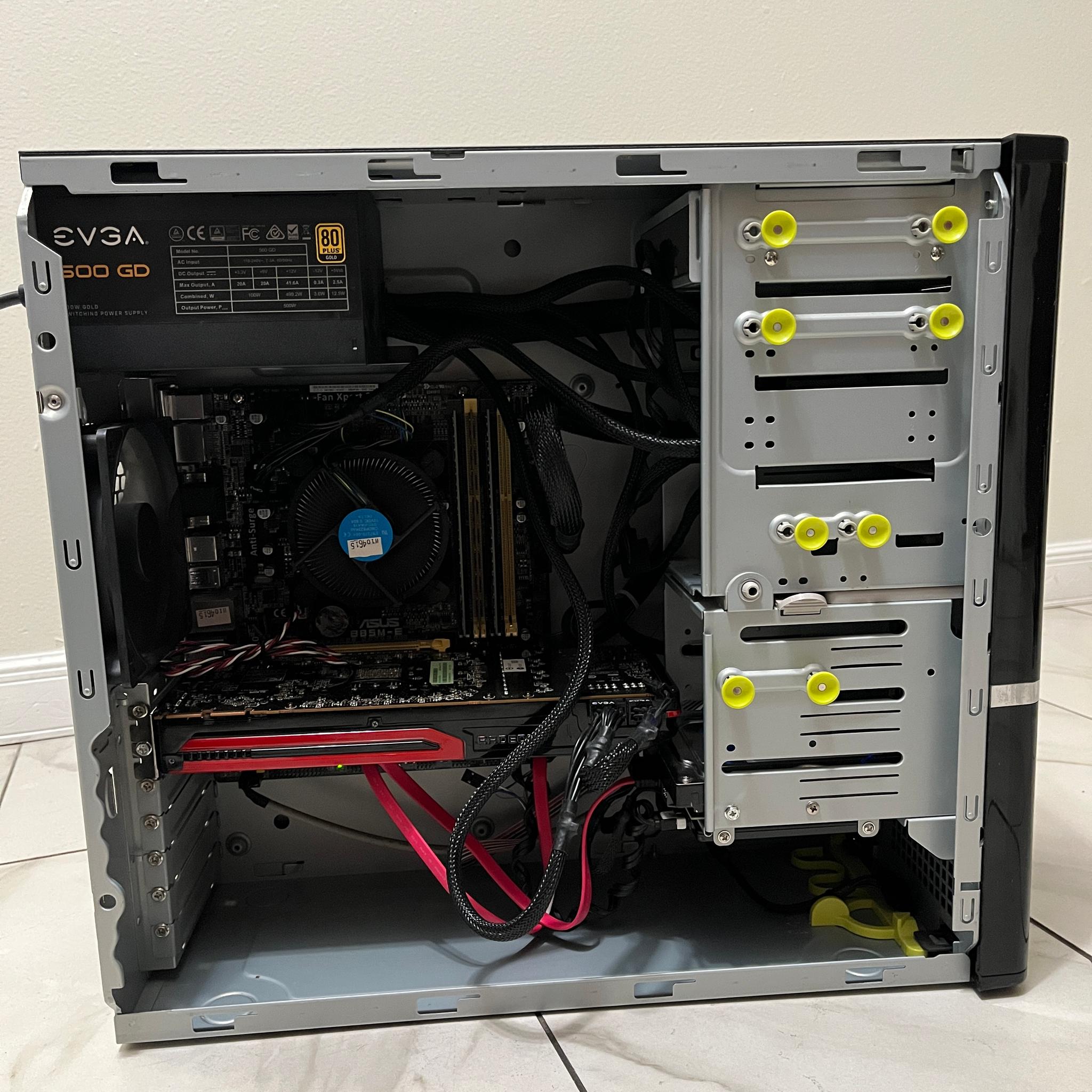 Budget Gaming PC-Intel i7-4790,AMD HD 7970 3GB, 16GB RAM, 750GB Storage, w/ Wi-Fi & BT