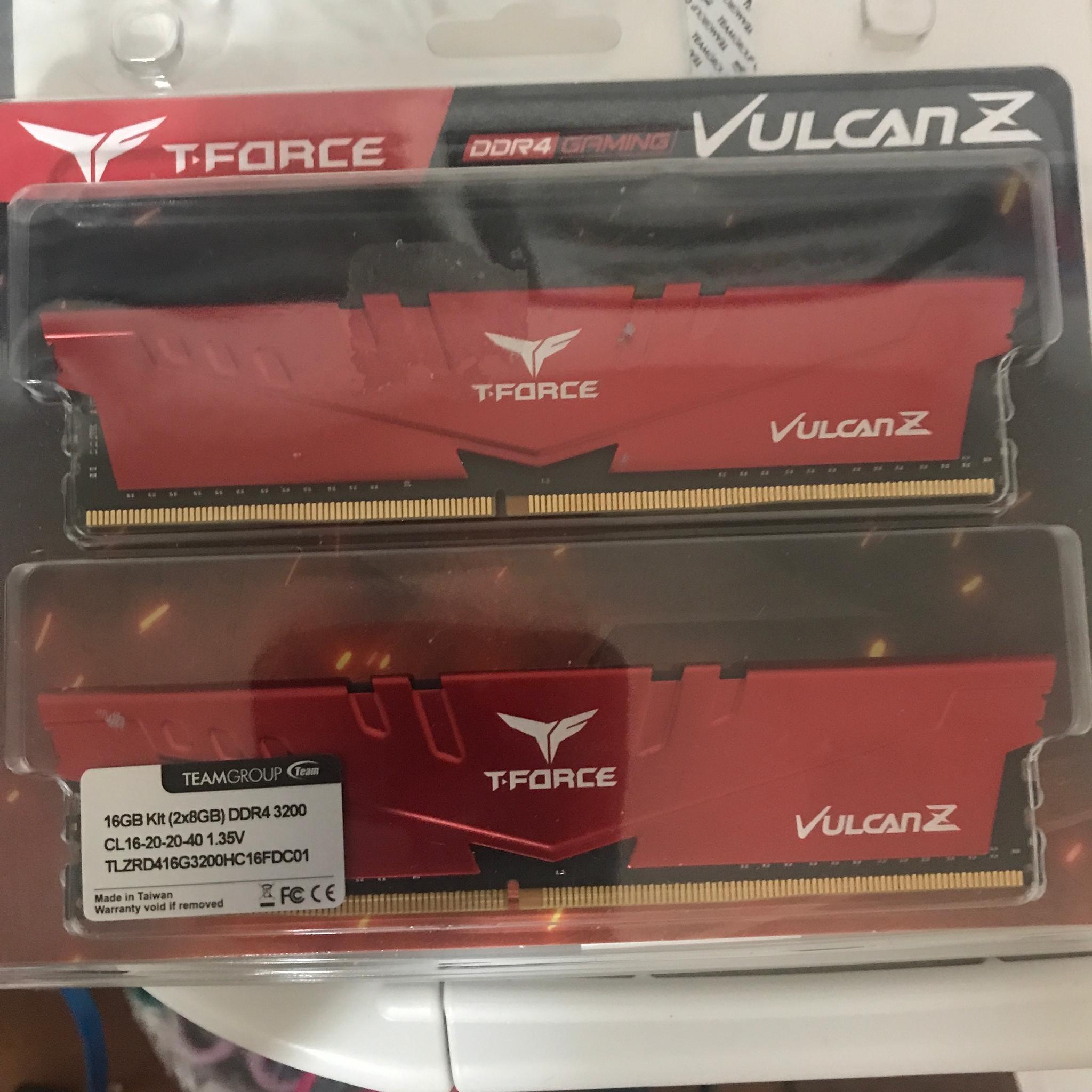 TFORCE VULCAN Z DDR4 16gb 3200mhz