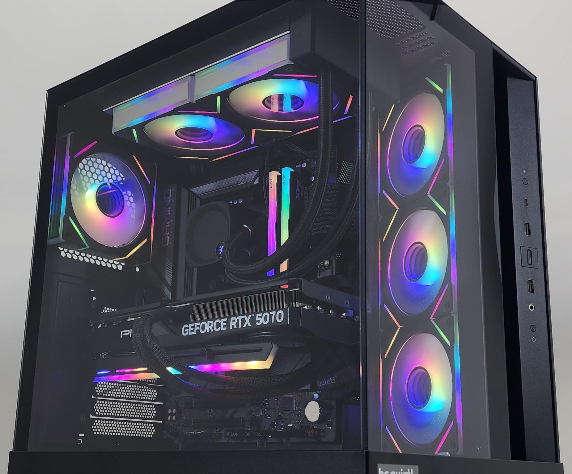 Gaming PC Ryzen 7 7700 32GB RAM 1TB SSD RTX 5070 12GB Windows 11 Computer
