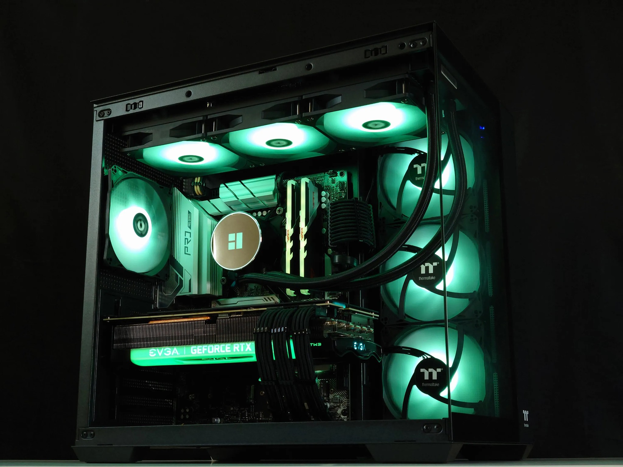 🌊Liquid Cooled Gaming PC❇️Nvidia RTX 3080 10GB❇️Intel i5 13600KF 14 core❇️32GB DDR4❇️1TB SSD