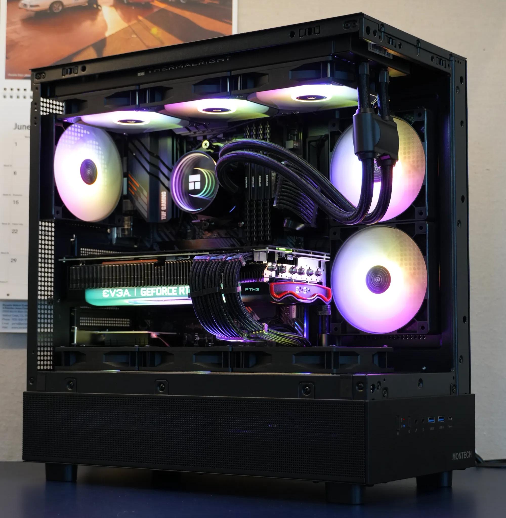 RTX 3080 | RYZEN 7 5800X | 32GB DDR4 | 1TB SSD | WiFi & BT | Windows 11 Pro - Water Cooled Gaming PC