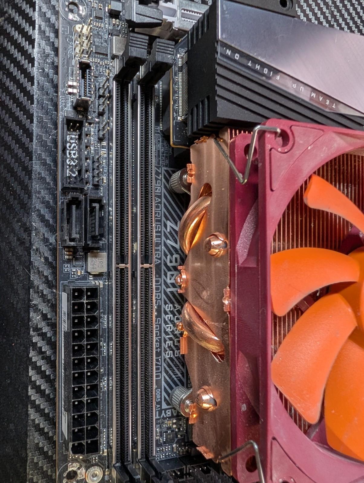 Gigabyte Z790I Aorus Ultra w/ Intel I5-14600k & AXP90-47 Cooler & Contact Frame