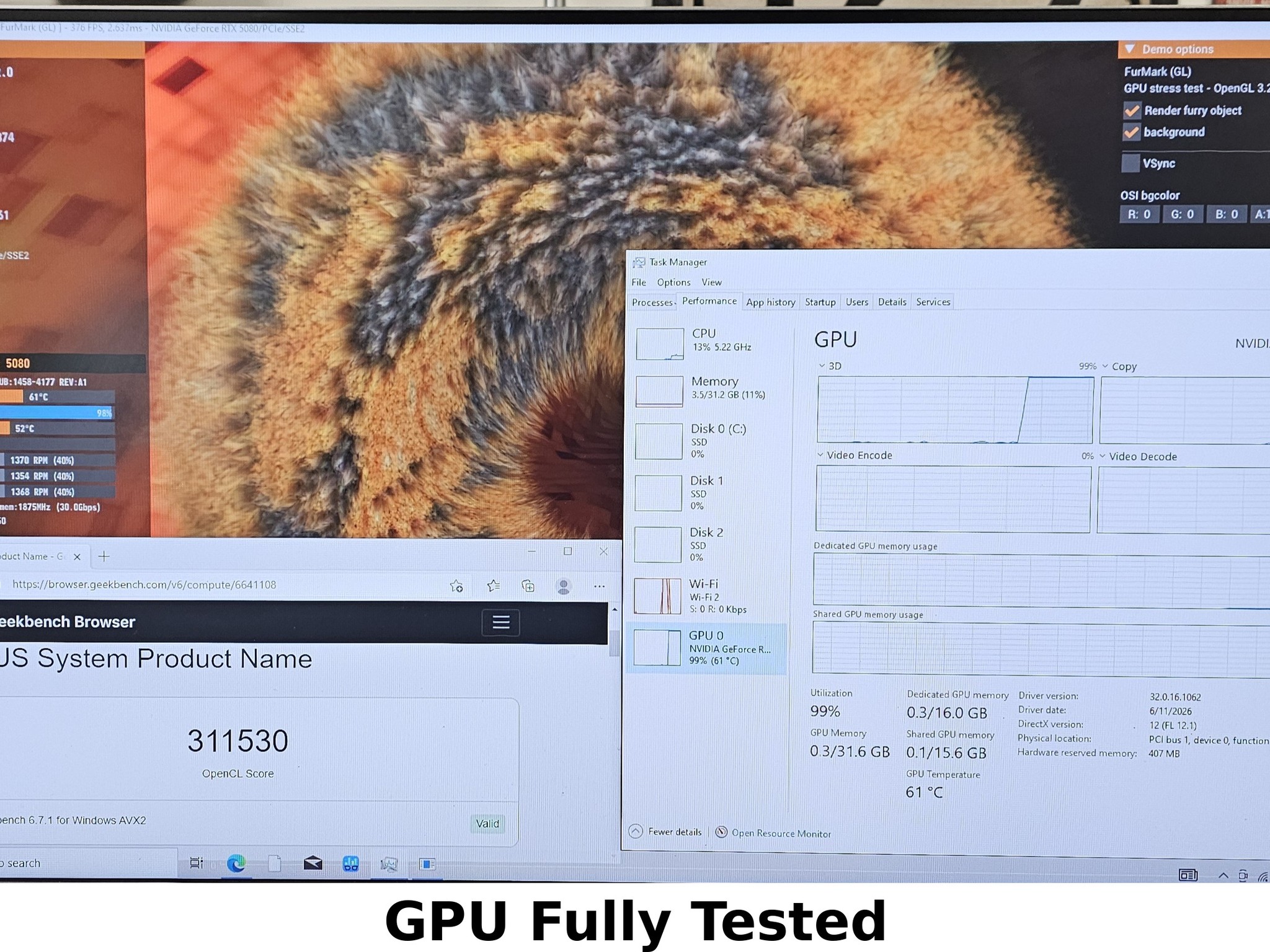 RTX 5080 Gigabyte 16GB