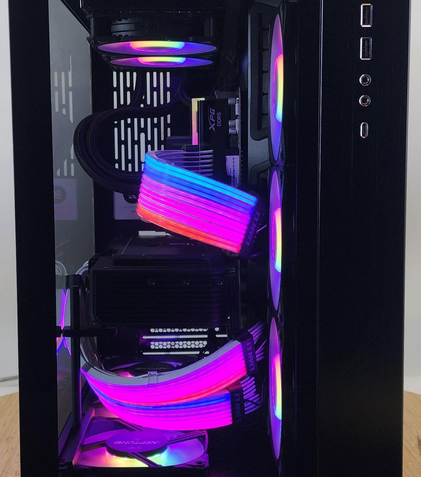 Gaming PC Ryzen 7 7700X 32GB RAM 1TB SSD RX 9070 XT 16GB Windows 11 Computer