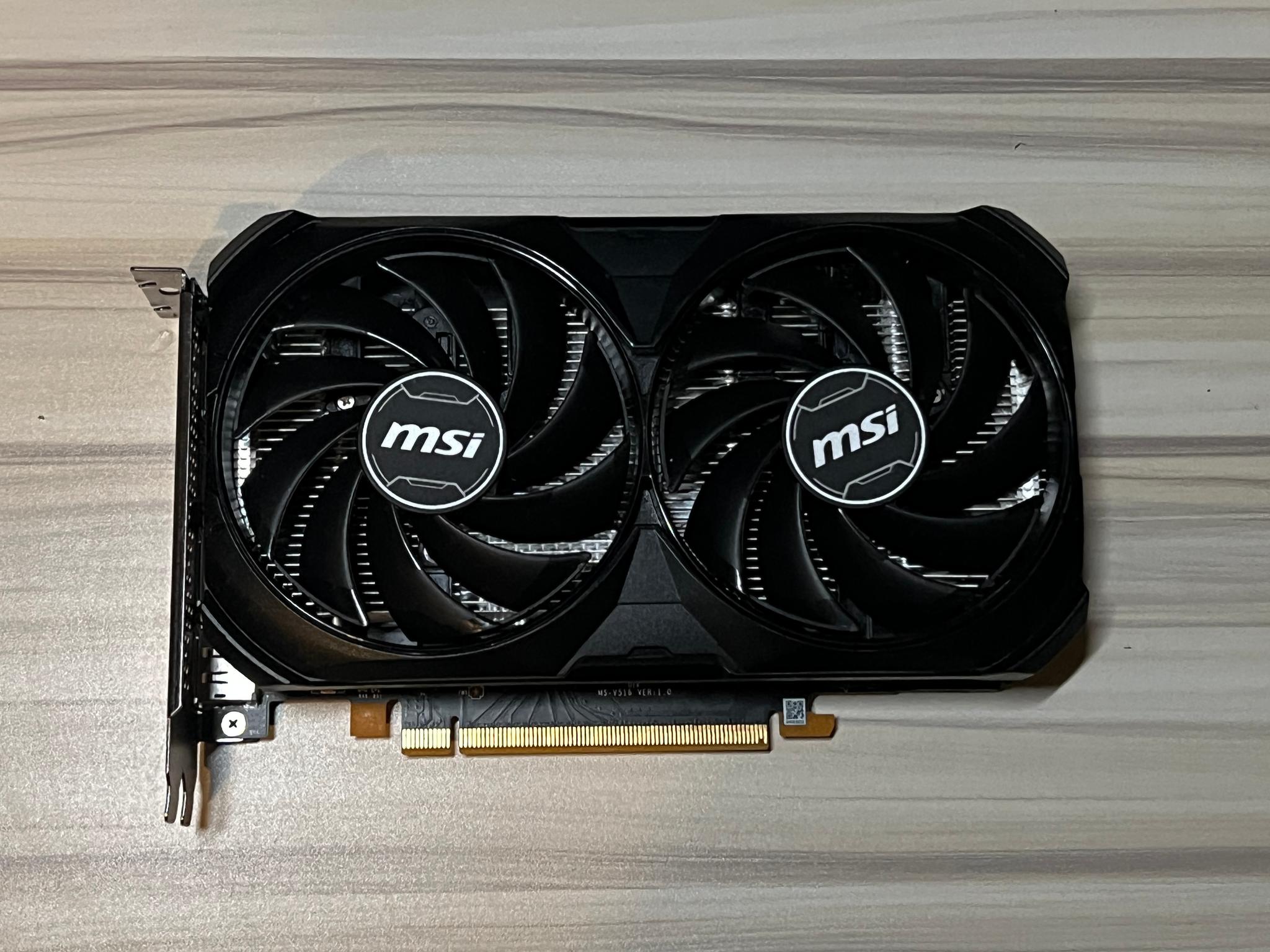 MSI VENTUS GeForce RTX 4060 2x Black 8G OC **READ DESCRIPTION**