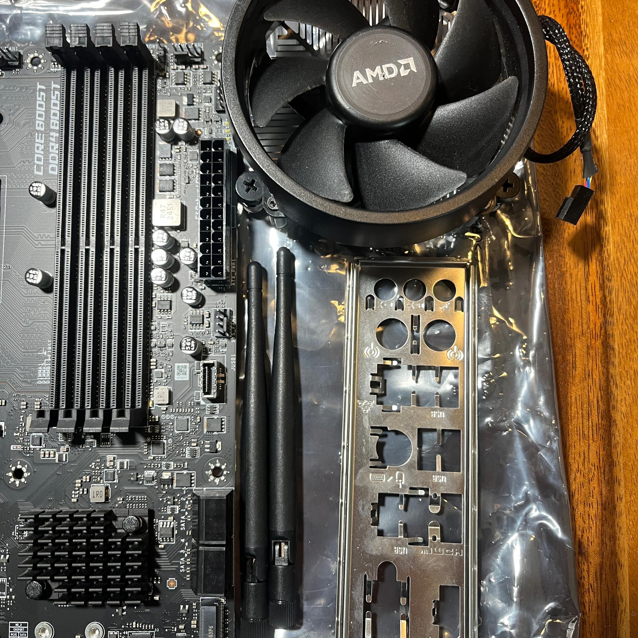 MSI PRO B550M-VC WIFI AMD B550 AM4 DDR4 M.2 VGA DP HDMI MATX MOTHERBOARD