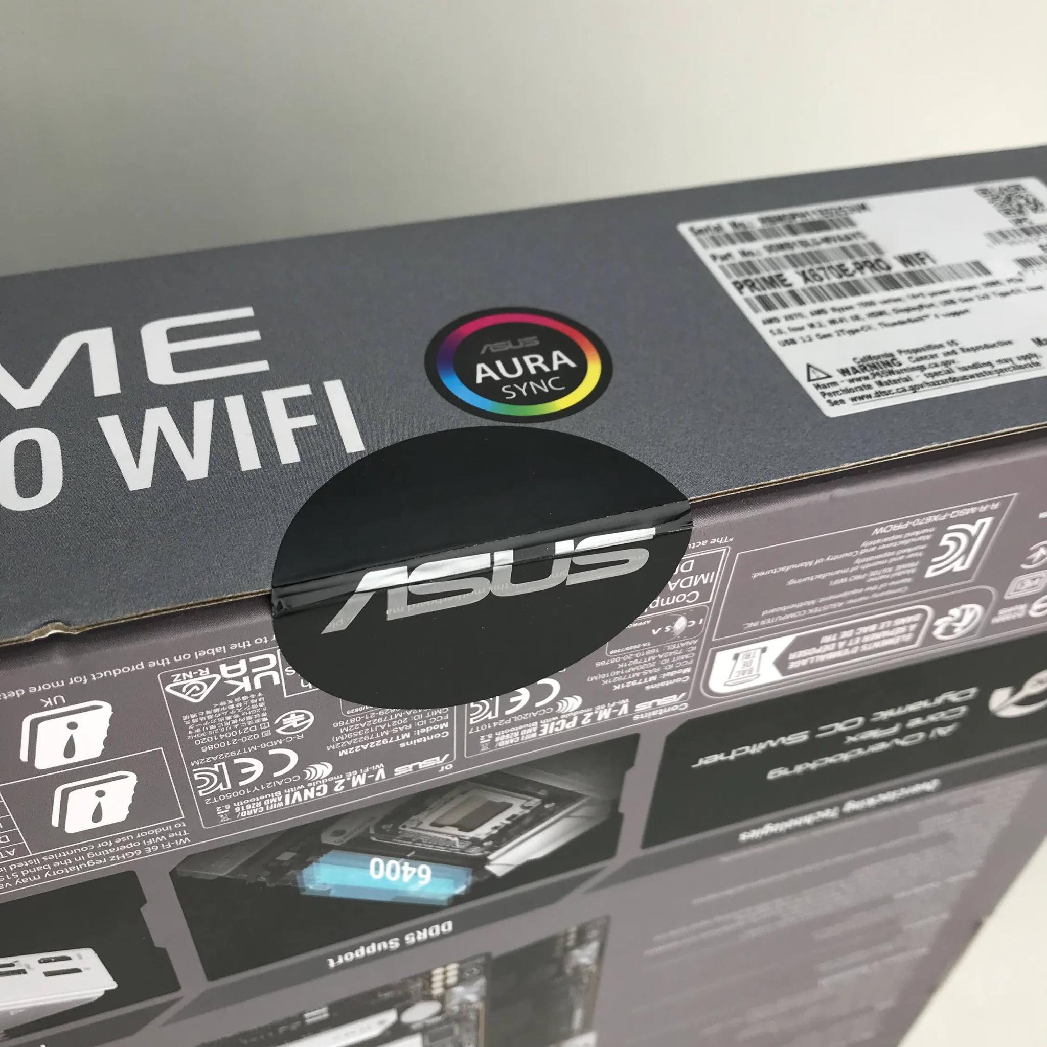 BNIB | ASUS PRIME X670E-PRO WIFI Socket AM5, AMD Motherboard