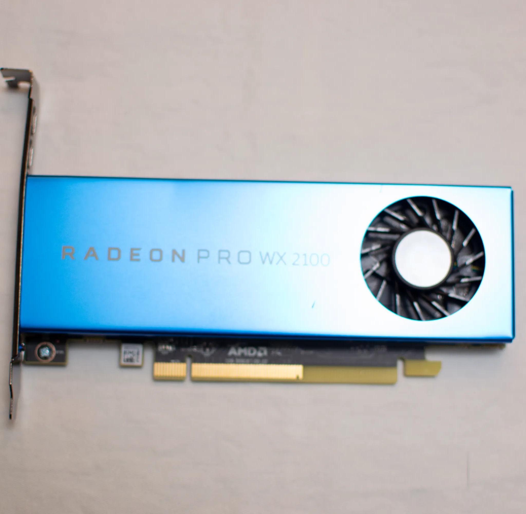 AMD Radeon Pro WX2100 GPU