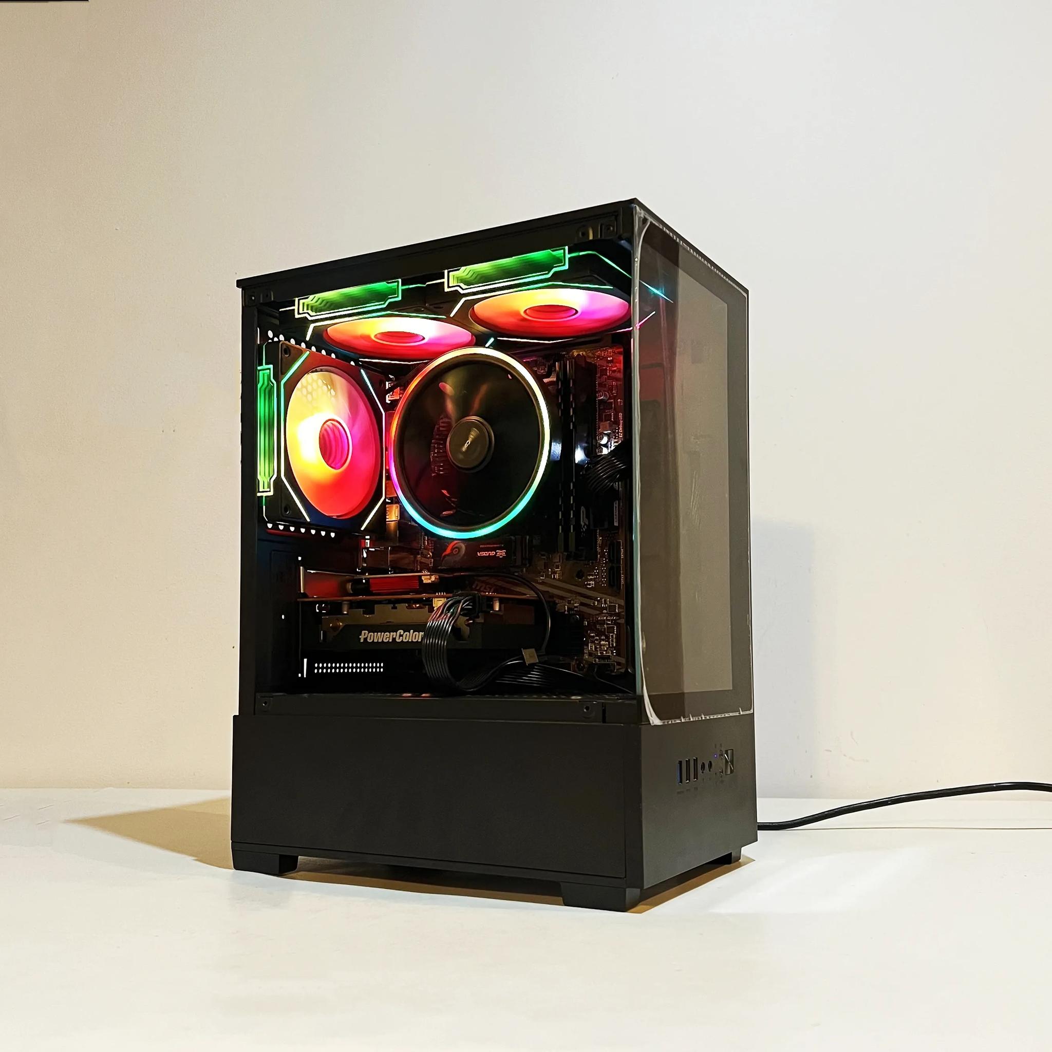 🔥SALE🔥 R5-5600|RX 6500XT|16GB RAM|WIFI|ARGB Fans|-DepxTech Pre-Built PC