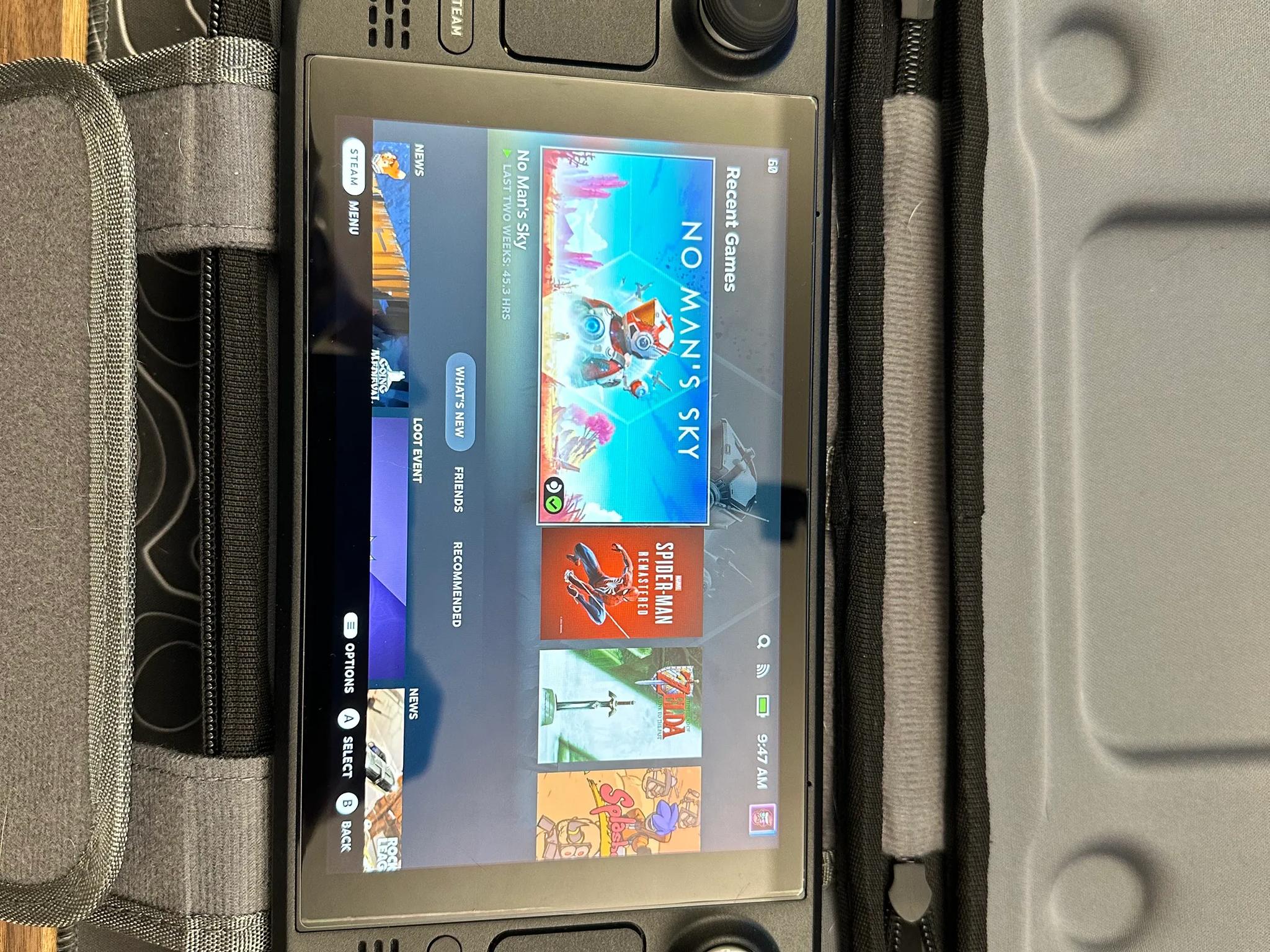 Steam Deck 256GB + 512GB MicroSD - Perfect Condition - Case Included