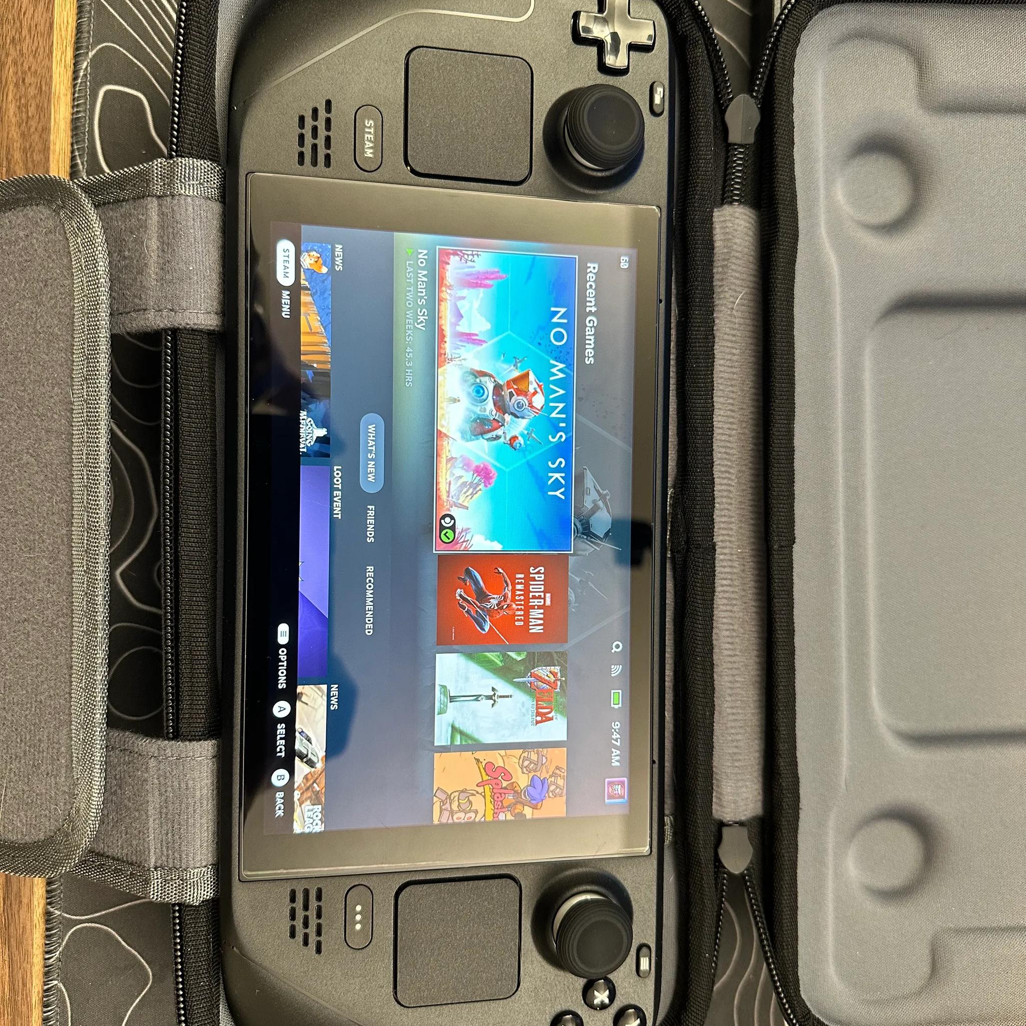 Steam Deck 256GB + 512GB MicroSD - Perfect Condition - Case Included