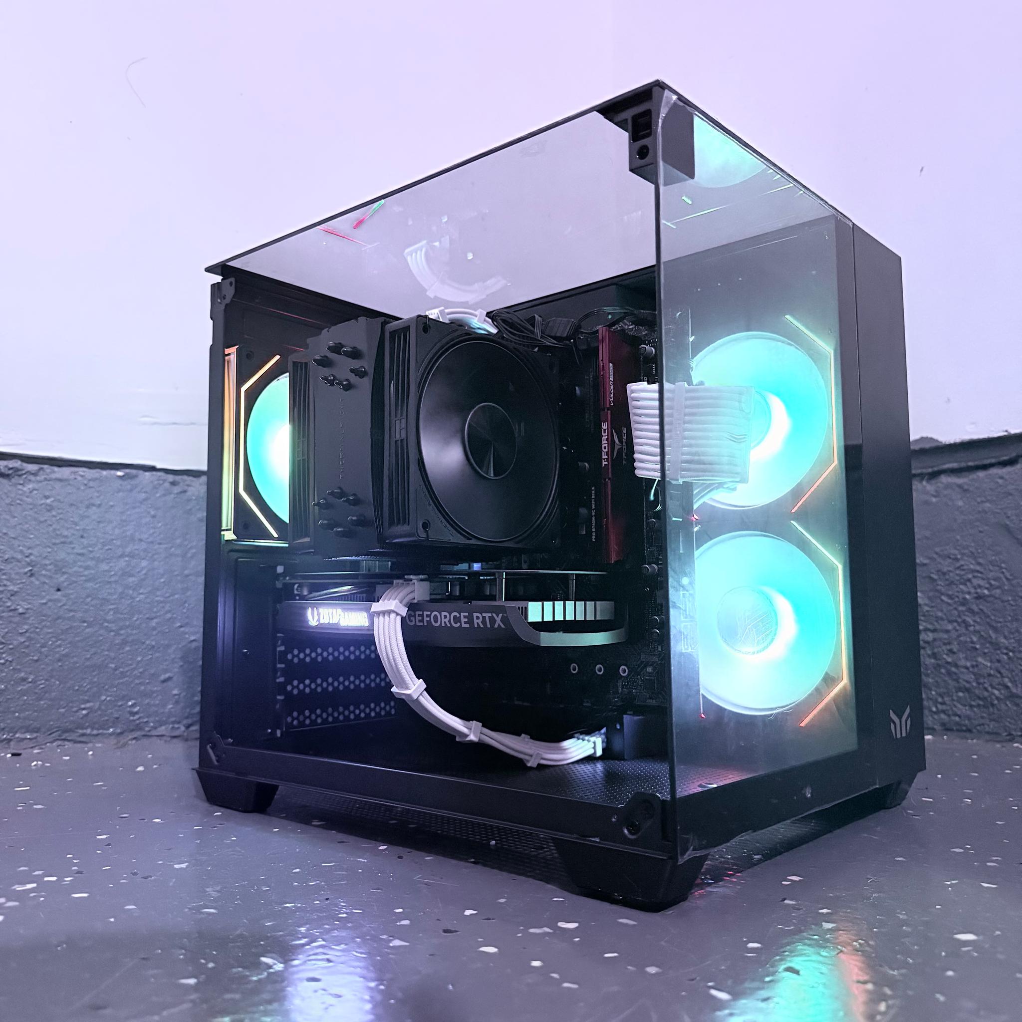 ⚫️"Obsidian Frost"❄️ | 1440p Gaming | RTX 4060 | i5 14400F | 16GB DDR5 | 1TB SSD | Free Shipping
