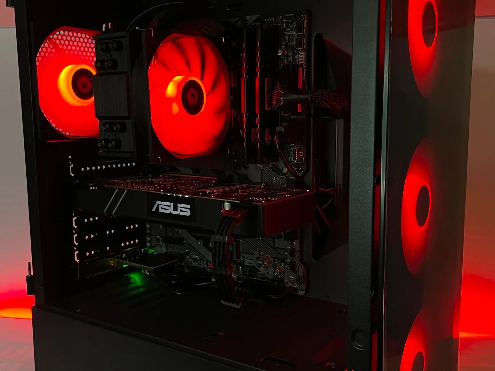RGB Gaming PC  (i5-10400f, 16GB RAM, GTX 1080, 1TB NVME)