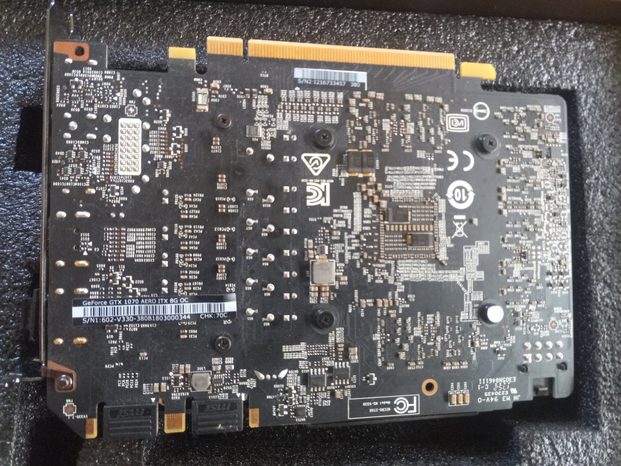 MSI AERO GTX 1070 ITX OC