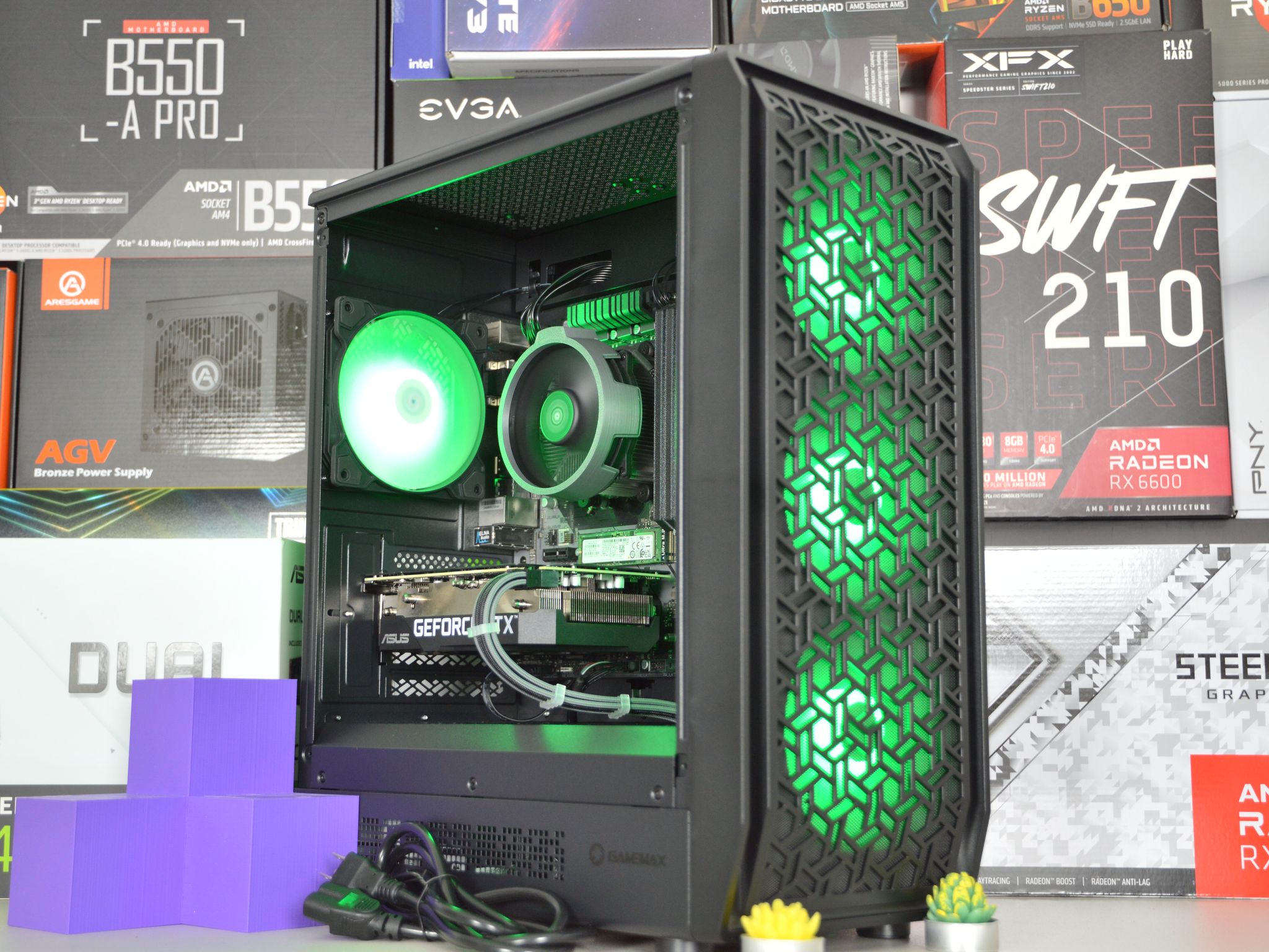 ⚫️🌎| RTX 3060 12GB | AMD Ryzen 7 2700X | 16GB DDR4 RAM | 1TB NVME SSD | Midnight Earth 2.0|