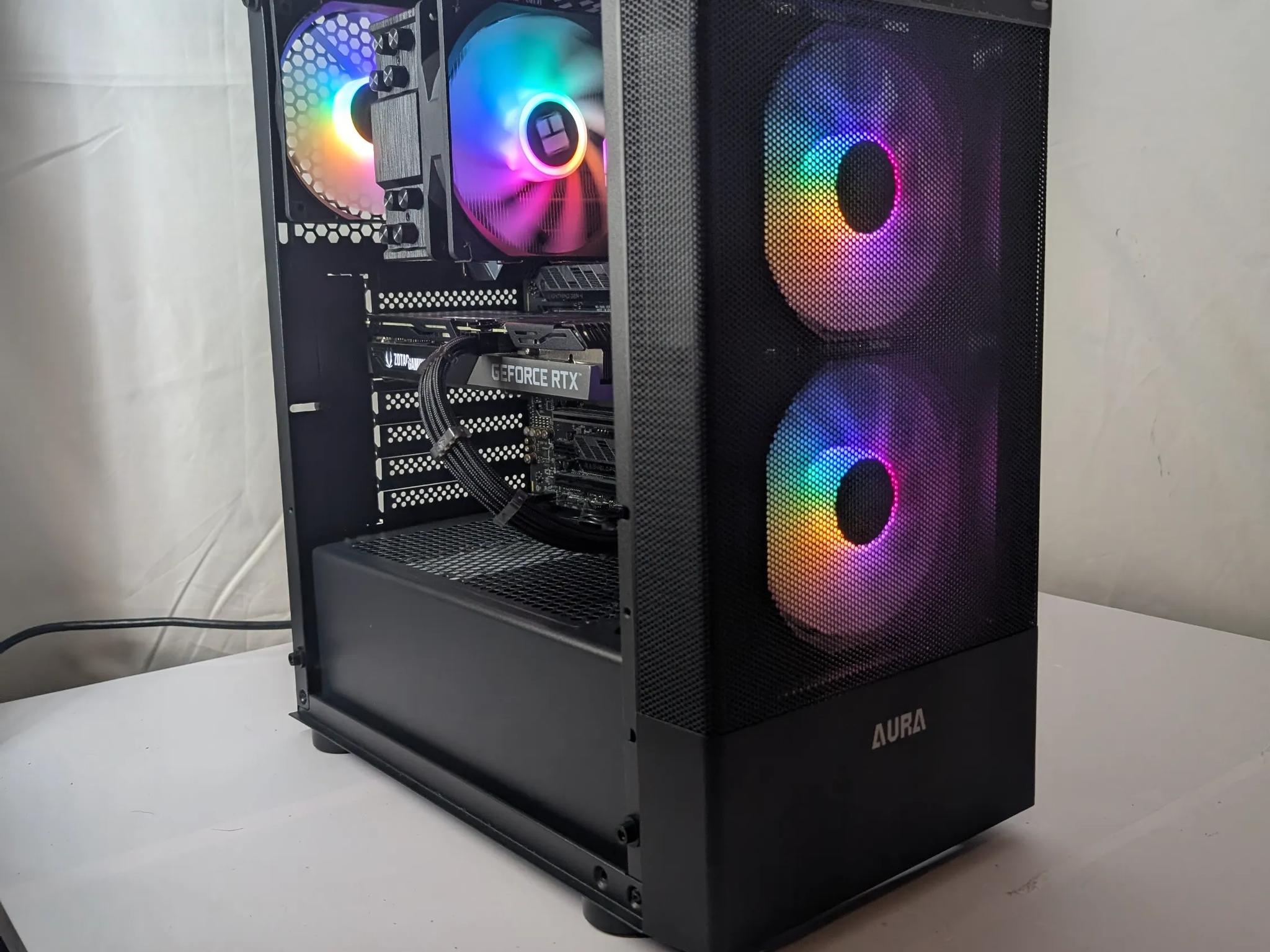 🔥 High-Performance Gaming PC – i7-10700K | RTX 3060 Ti | 32GB DDR4 | 1TB NVMe SSD | Windows 11 🔥