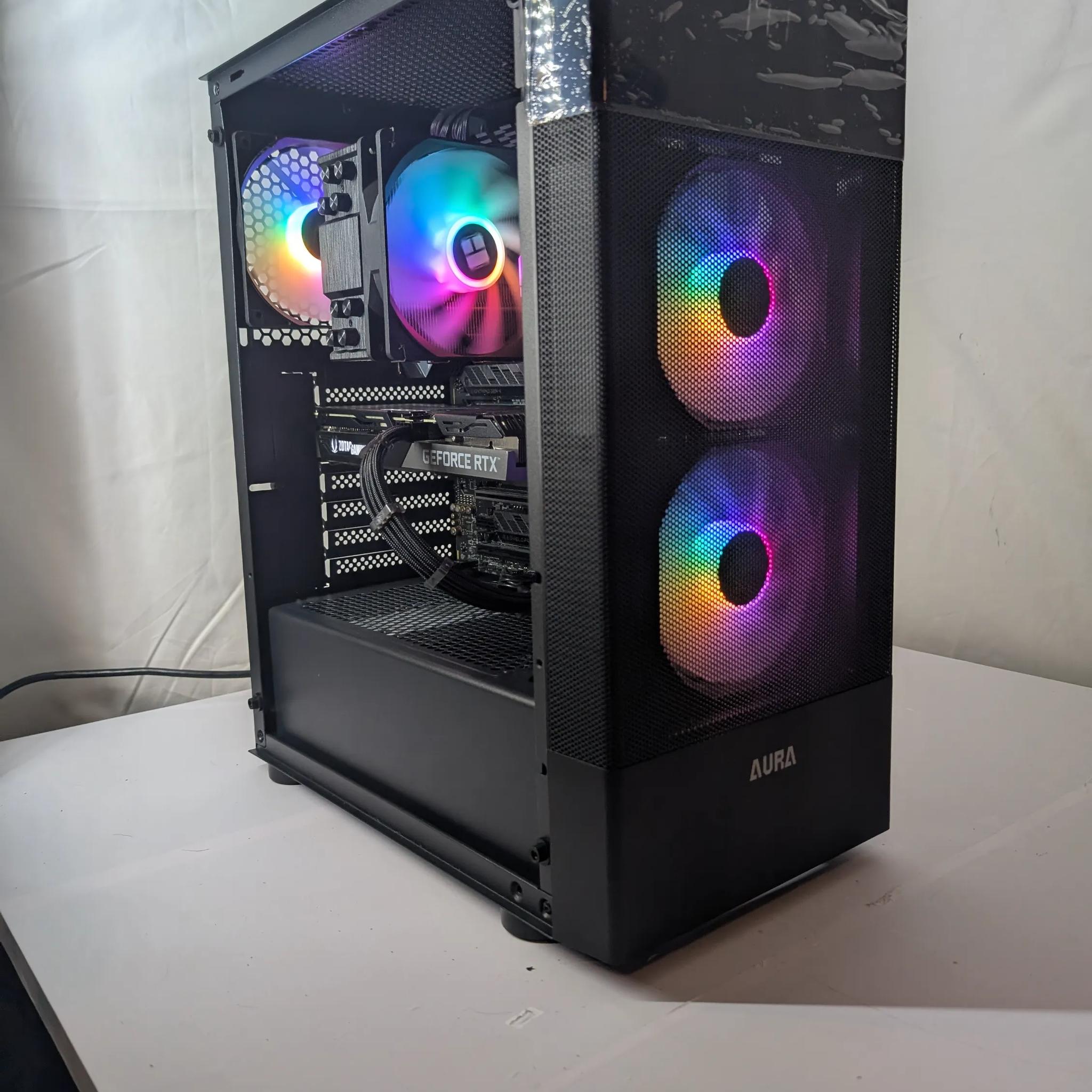 🔥 High-Performance Gaming PC – i7-10700K | RTX 3060 Ti | 32GB DDR4 | 1TB NVMe SSD | Windows 11 🔥