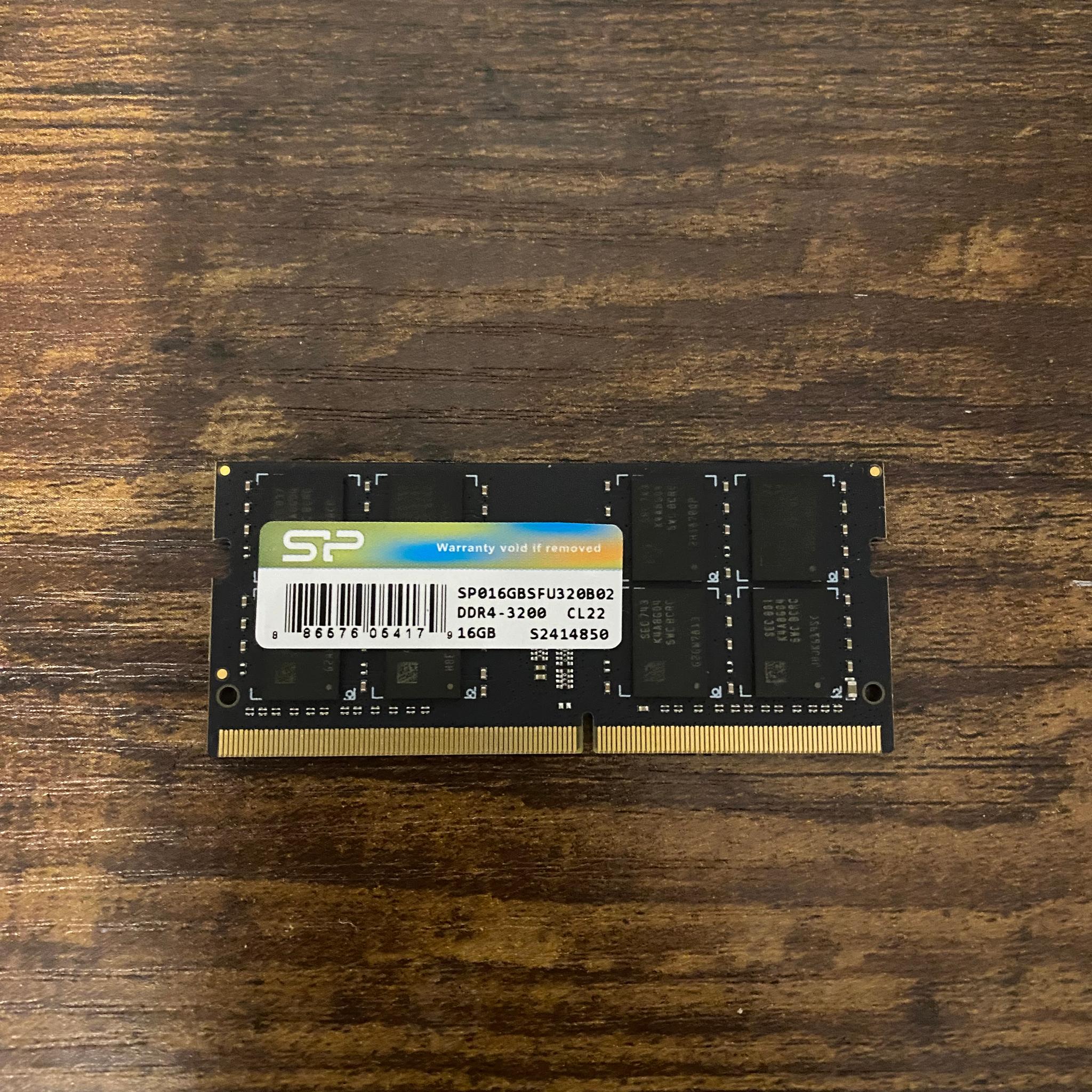 16 Gb DDR4 3200 mhz SO-DIMM RAM