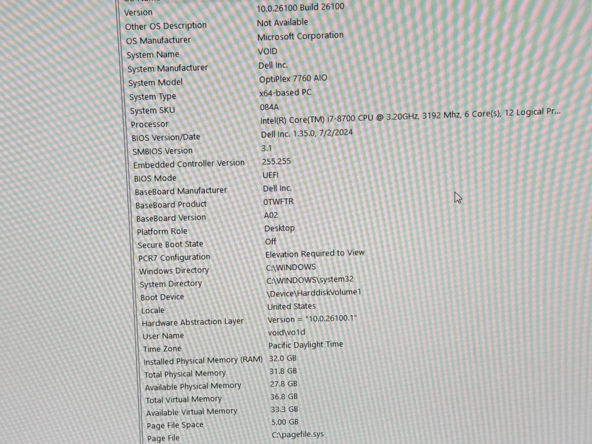 Dell OptiPlex 7760 AIO | i7-8700 | 32GB RAM | 1TB NVMe | Webcam